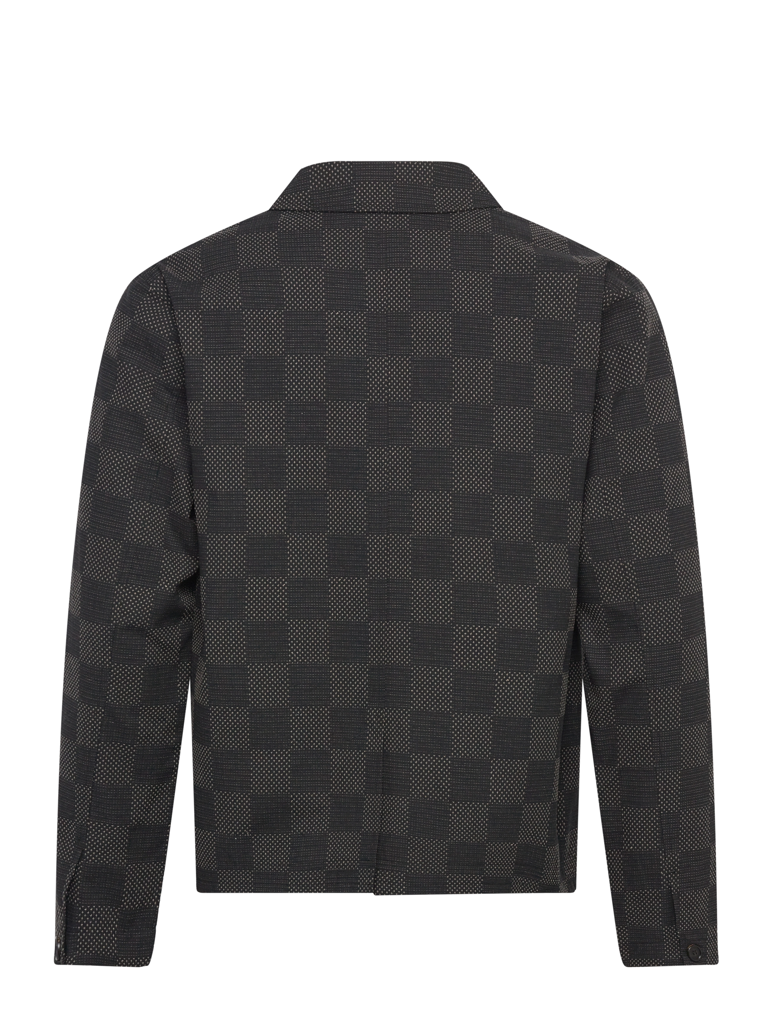 Rue de Tokyo - COSIMO JAPANESE SASHIKO CHECK - black gray check - 2