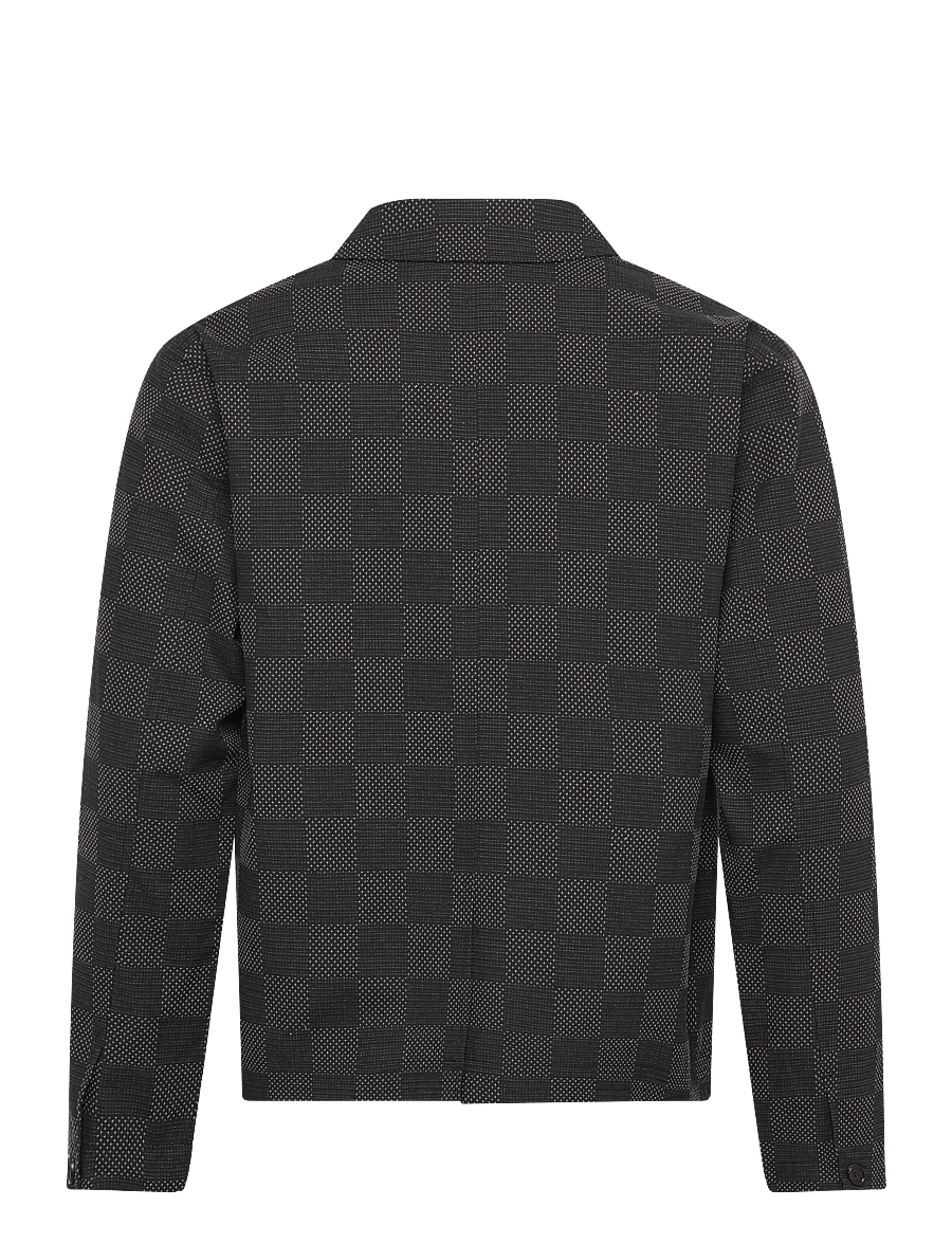 Rue de Tokyo - COSIMO JAPANESE SASHIKO CHECK - black gray check - 2