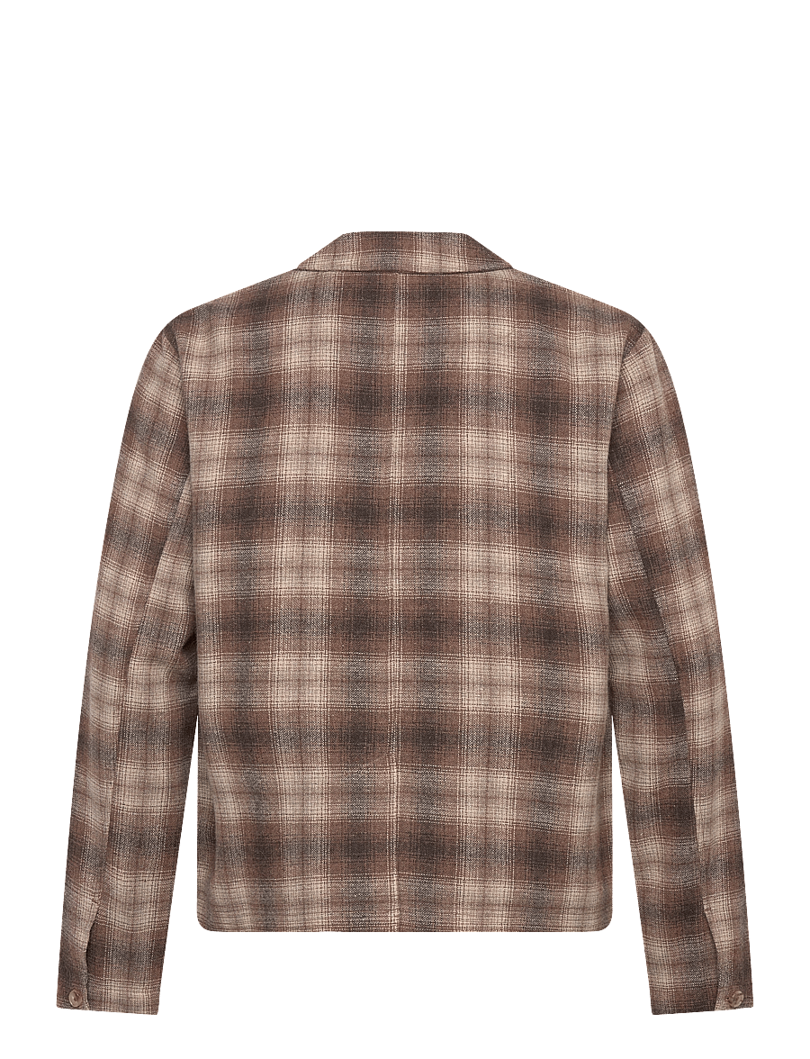 Rue de Tokyo - COSIMO JAPANESE WOOL CHECK - jackets - sand brown check - 2