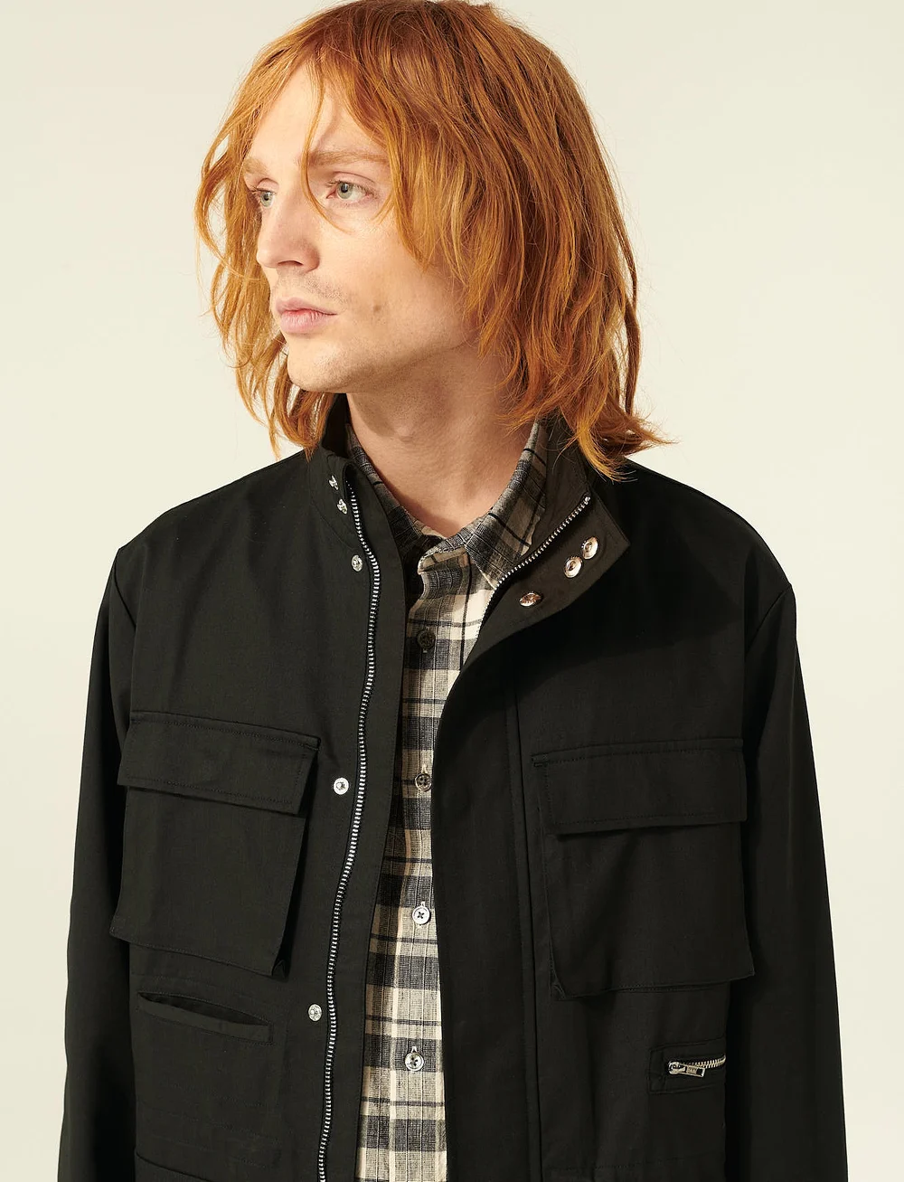 Rue de Tokyo - CULLY COTTON TENCEL - sügisjakid - black - 3