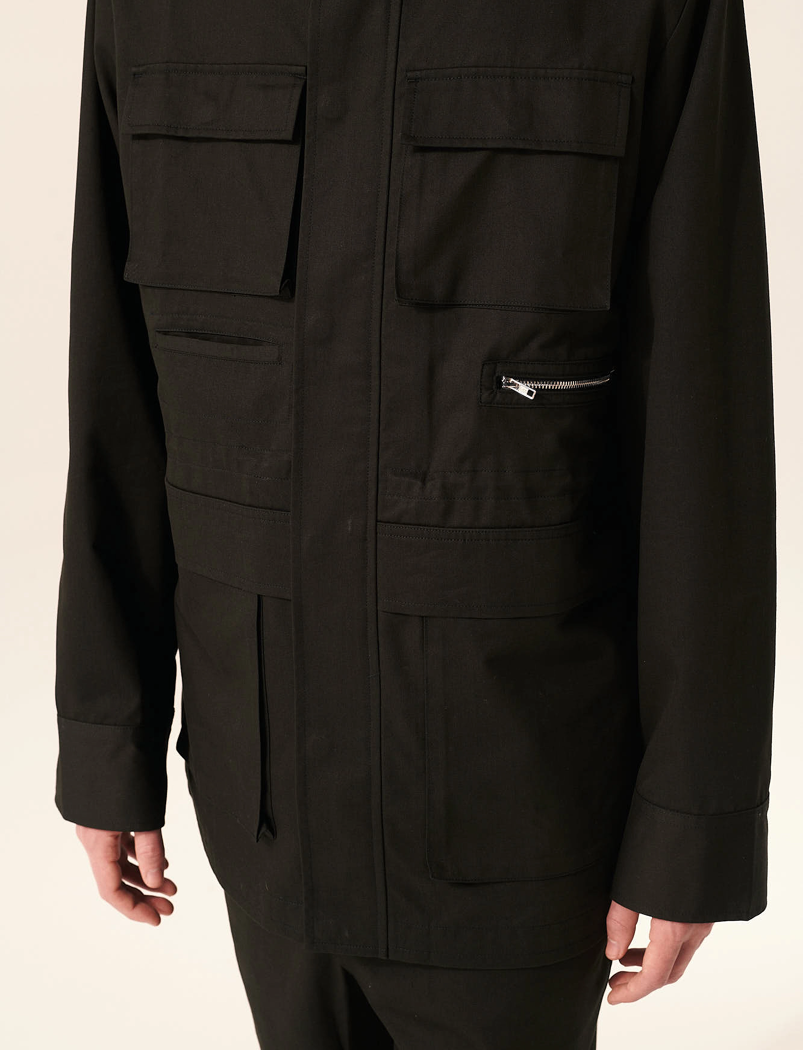 Rue de Tokyo - CULLY COTTON TENCEL - vindjakker - black - 4