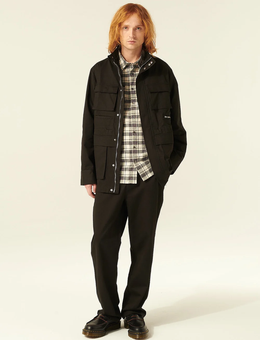 Rue de Tokyo - CULLY COTTON TENCEL - sügisjakid - black - 5