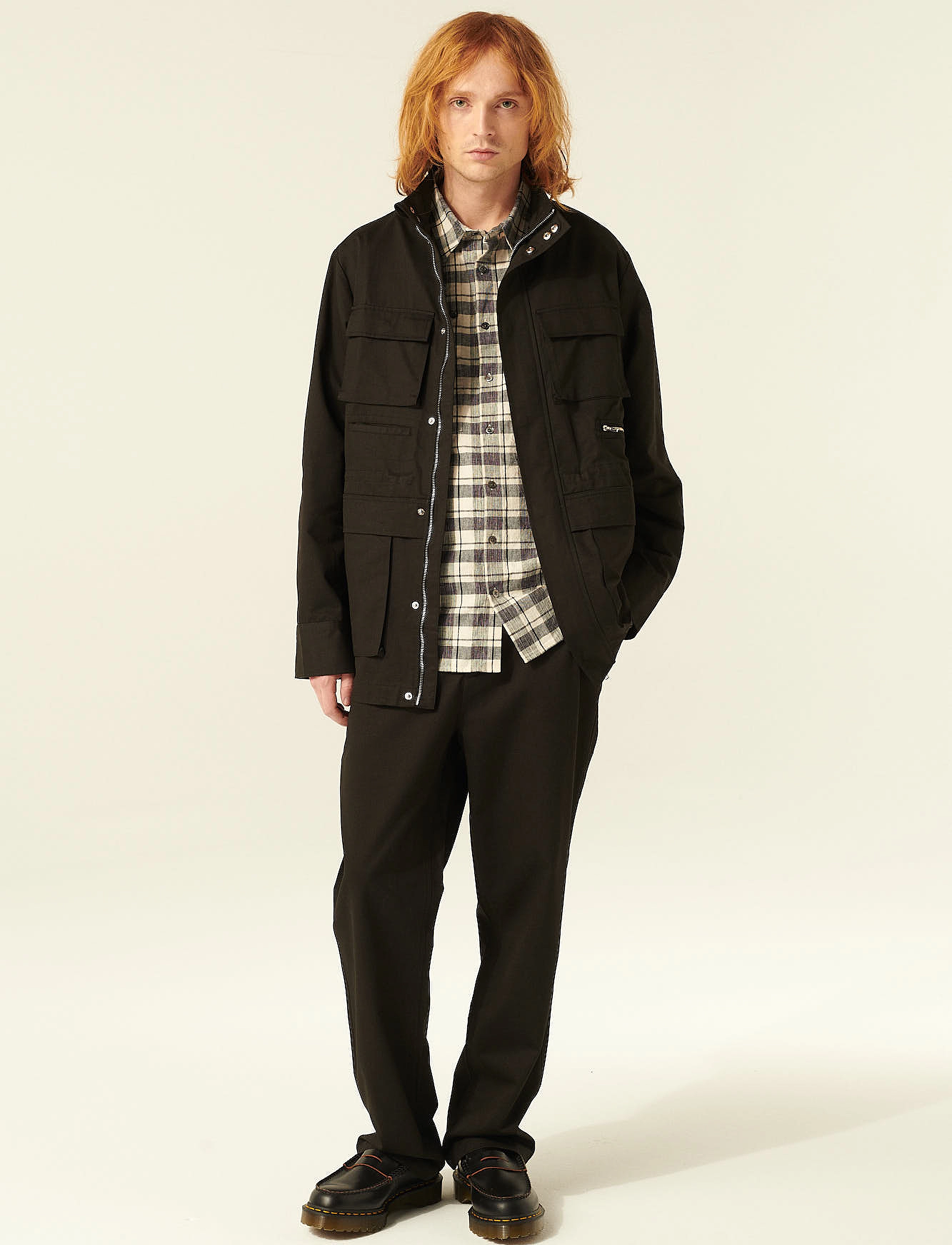 Rue de Tokyo - CULLY COTTON TENCEL - vindjakker - black - 5