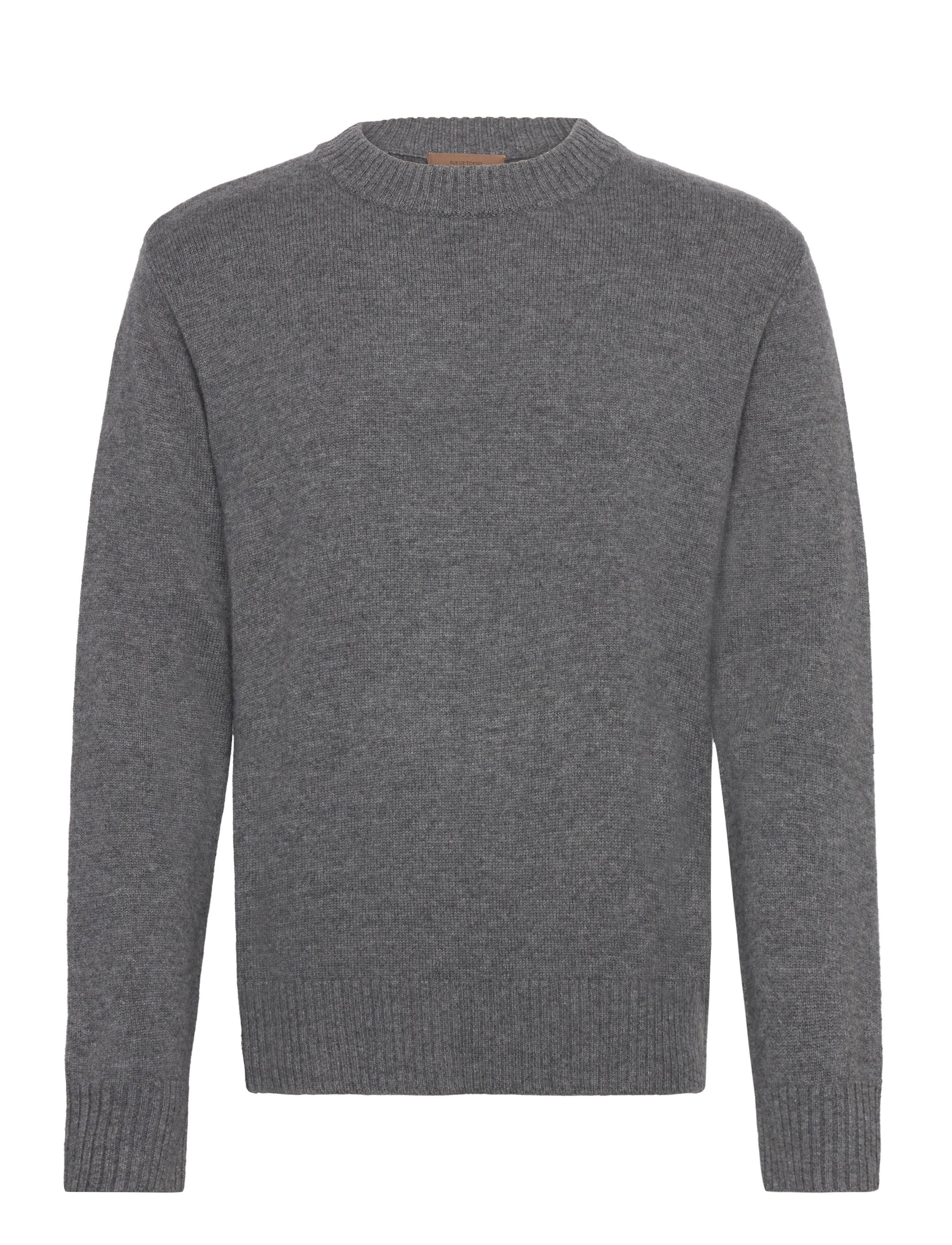 Rue de Tokyo - KARLOS MERINO CASHMERE KNIT - dark grey melange - 1
