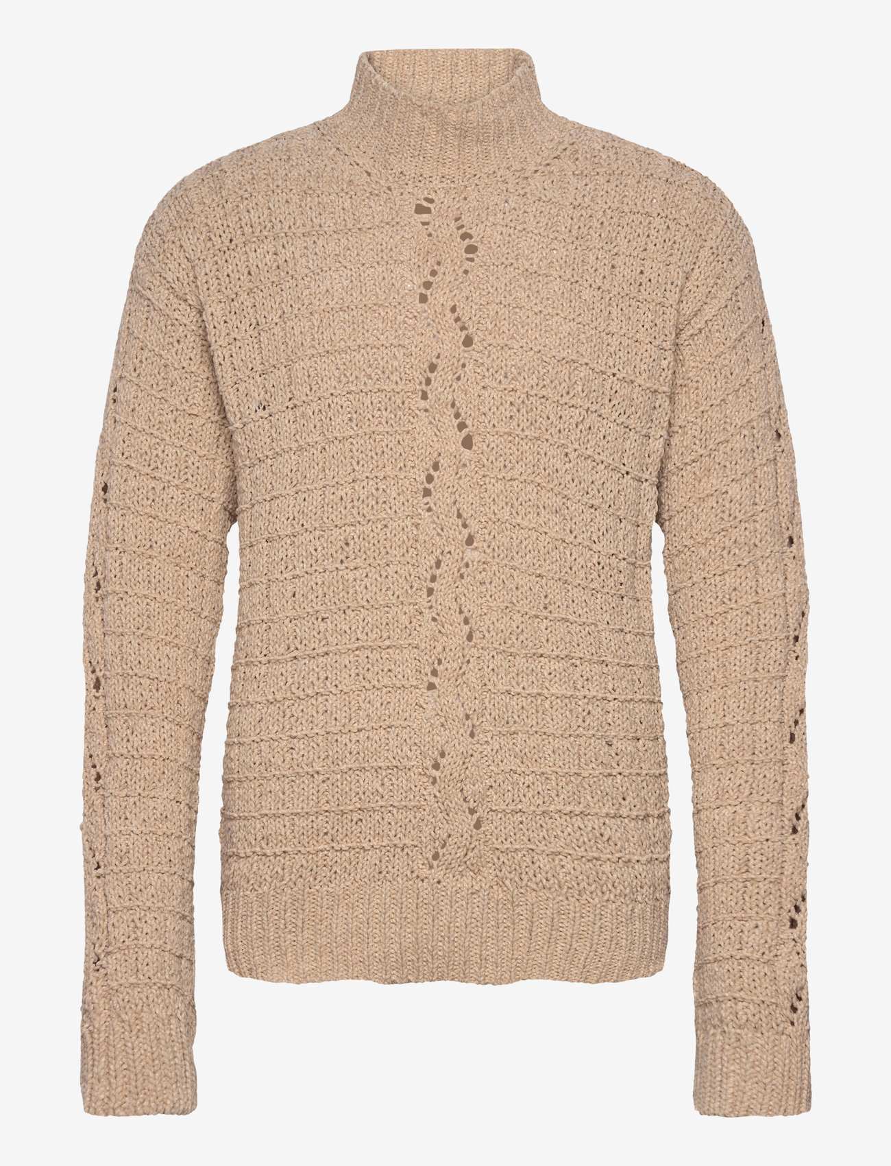 Rue de Tokyo - KAMIL CHENILLE KNIT - polokrage - latte beige - 1