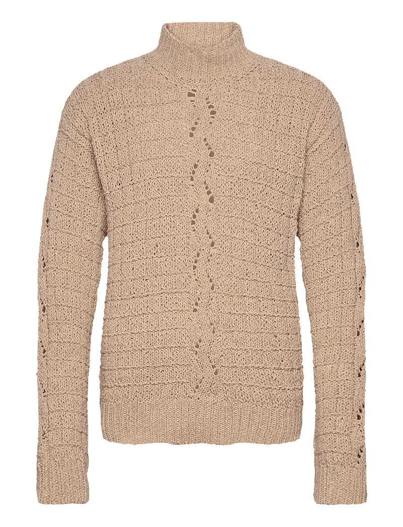 Rue de Tokyo - KAMIL CHENILLE KNIT - polokrage - latte beige - 1