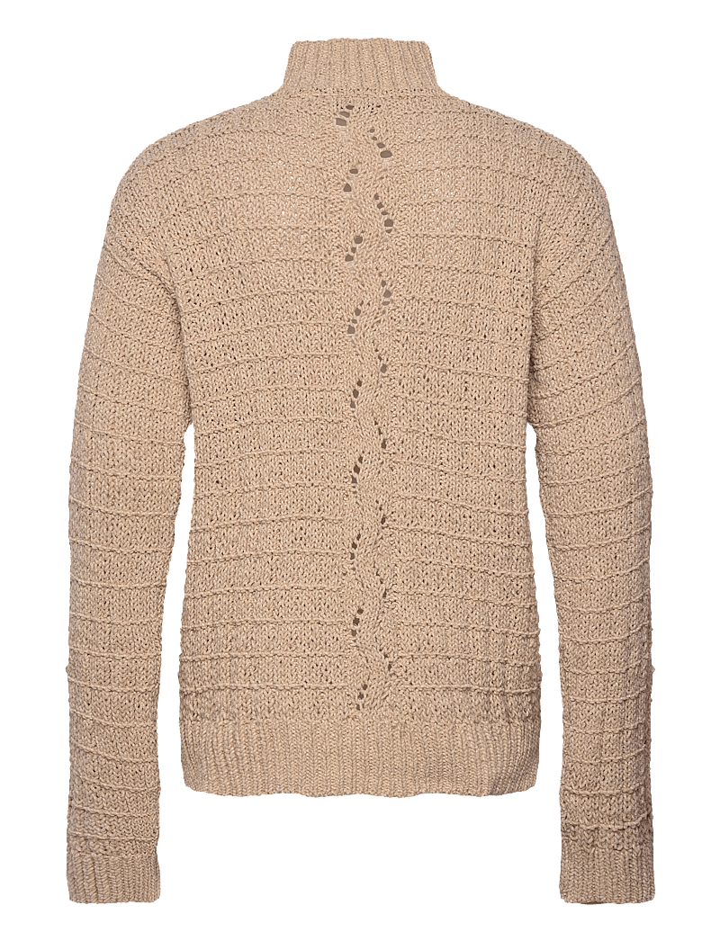 Rue de Tokyo - KAMIL CHENILLE KNIT - polokrage - latte beige - 2