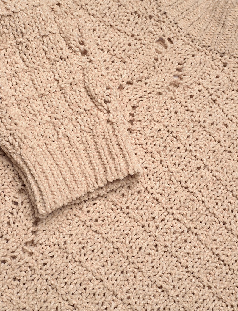 Rue de Tokyo - KAMIL CHENILLE KNIT - polokrage - latte beige - 3