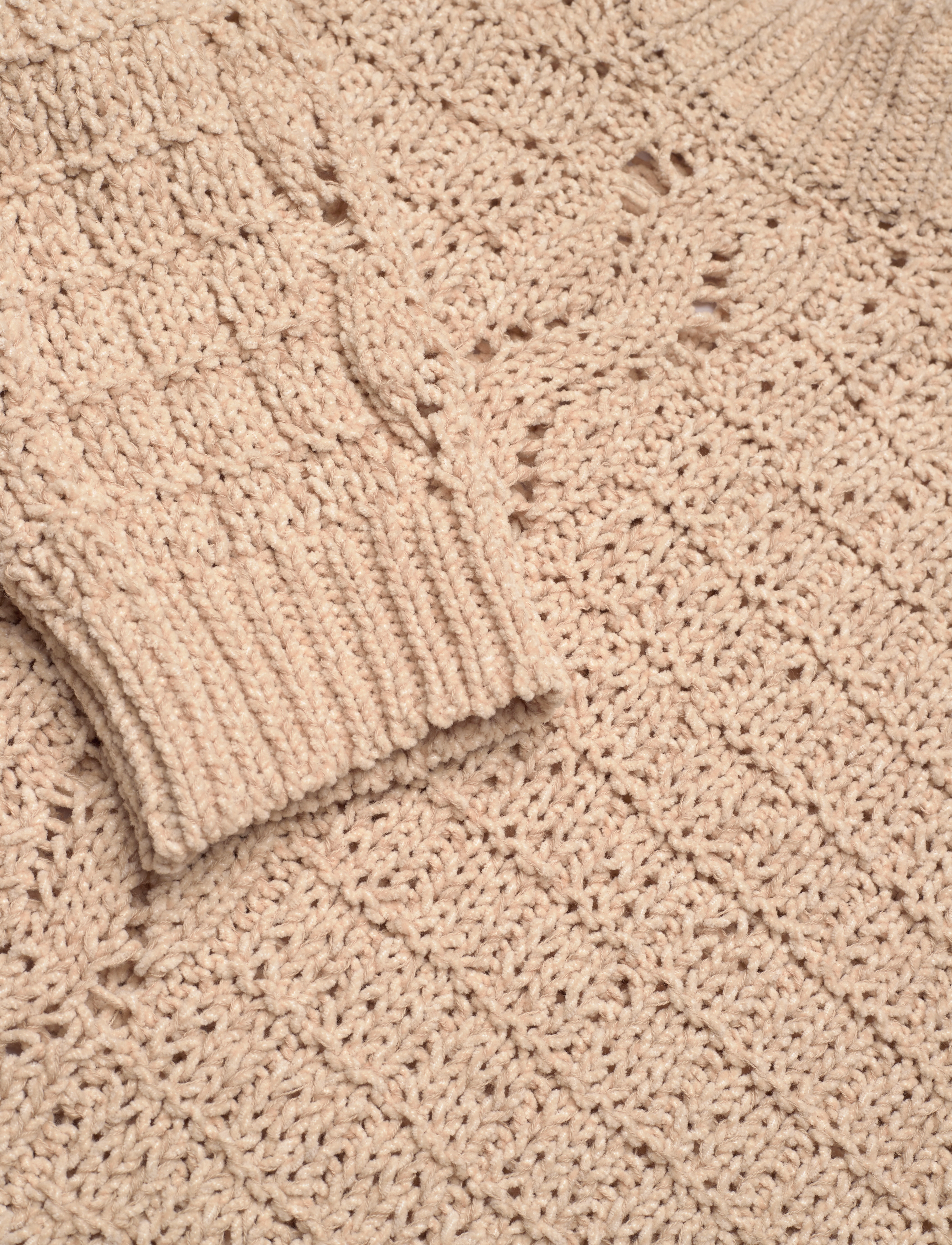 Rue de Tokyo - KAMIL CHENILLE KNIT - golfai - latte beige - 3