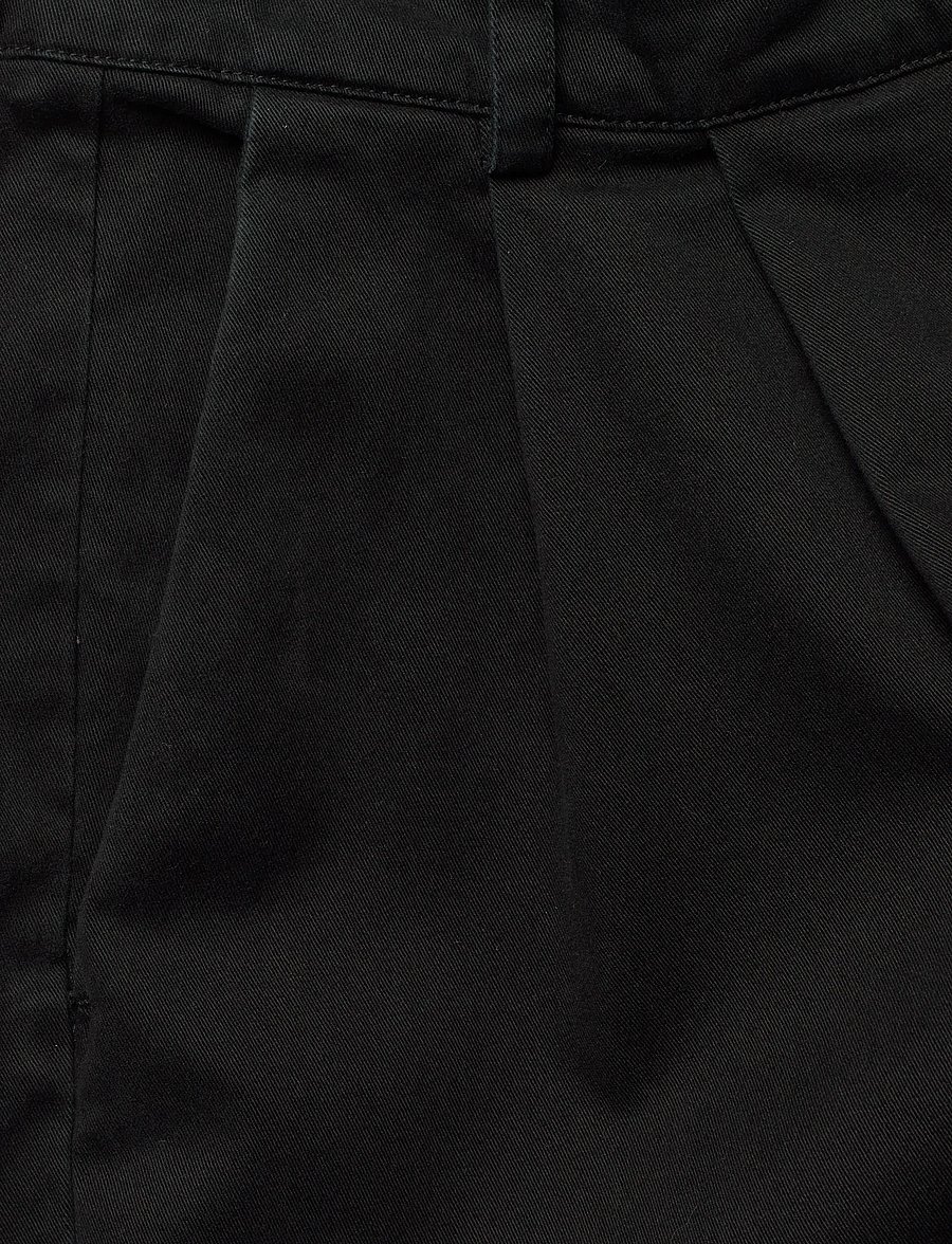 Rue de Tokyo - PRUDIE PRE DYED TWILL - pantalons droits - black - 2