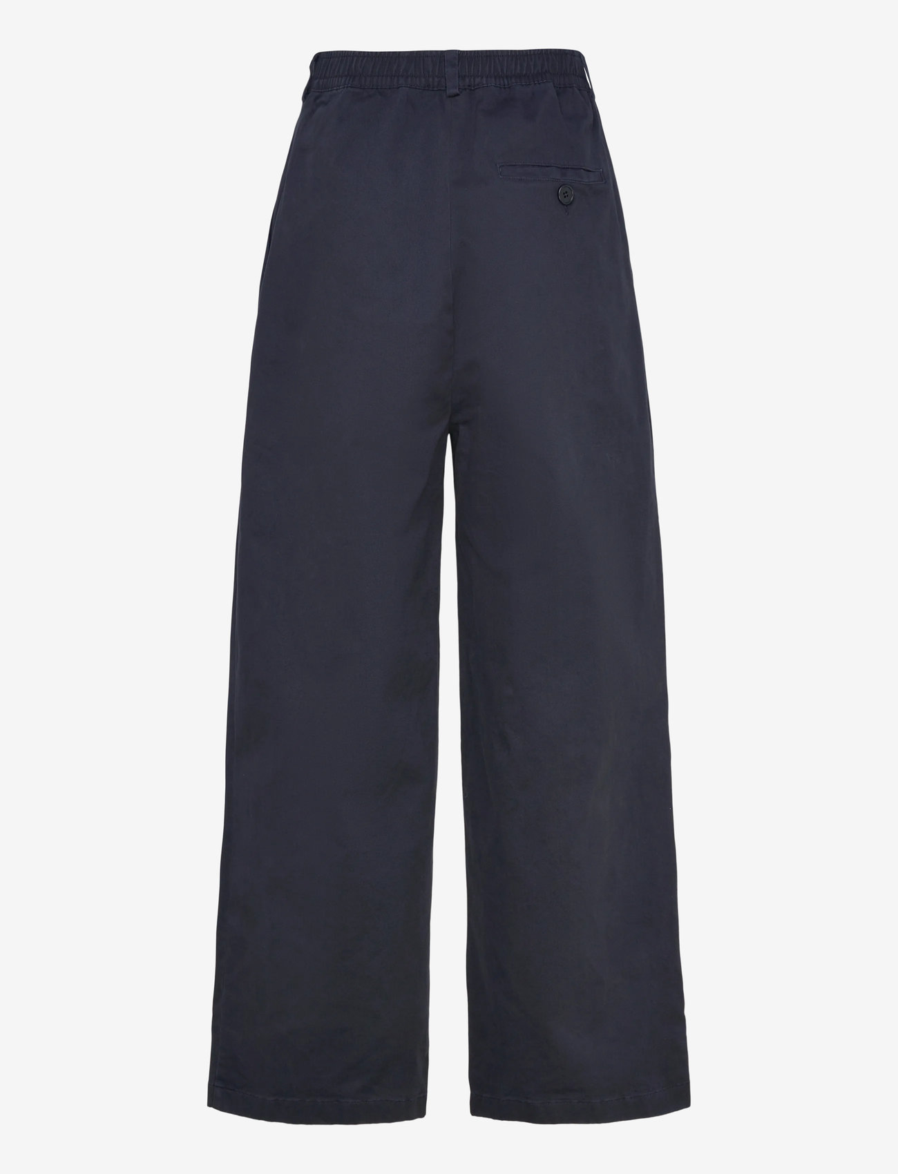 Rue de Tokyo - PRUDIE PRE DYED TWILL - bukser med lige ben - dark navy - 2