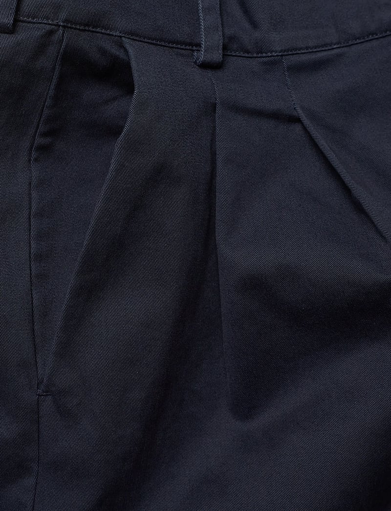 Rue de Tokyo - PRUDIE PRE DYED TWILL - raka byxor - dark navy - 3