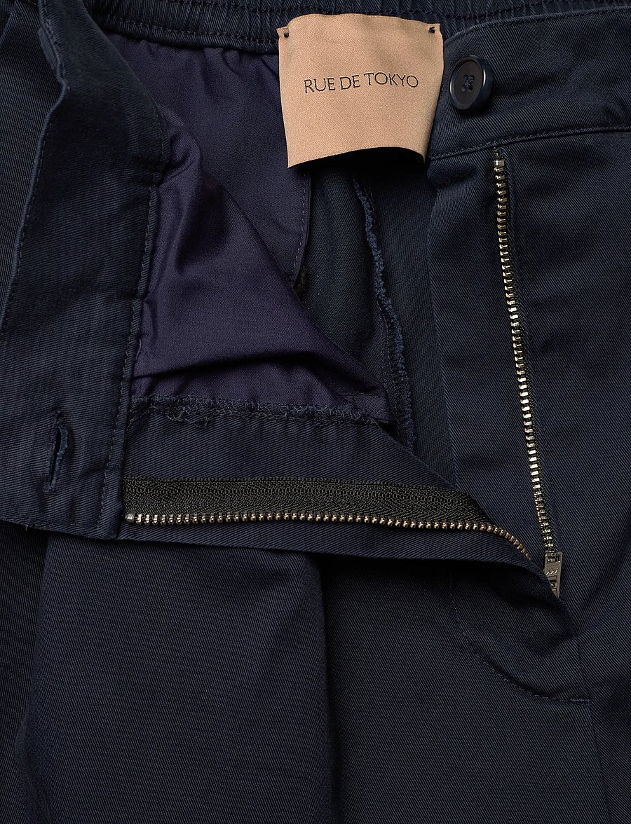 Rue de Tokyo - PRUDIE PRE DYED TWILL - dark navy - 4