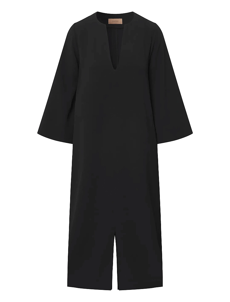 Rue de Tokyo - DANUTAS RECYCLED HEAVY CREPE - midi-kleider - black - 1