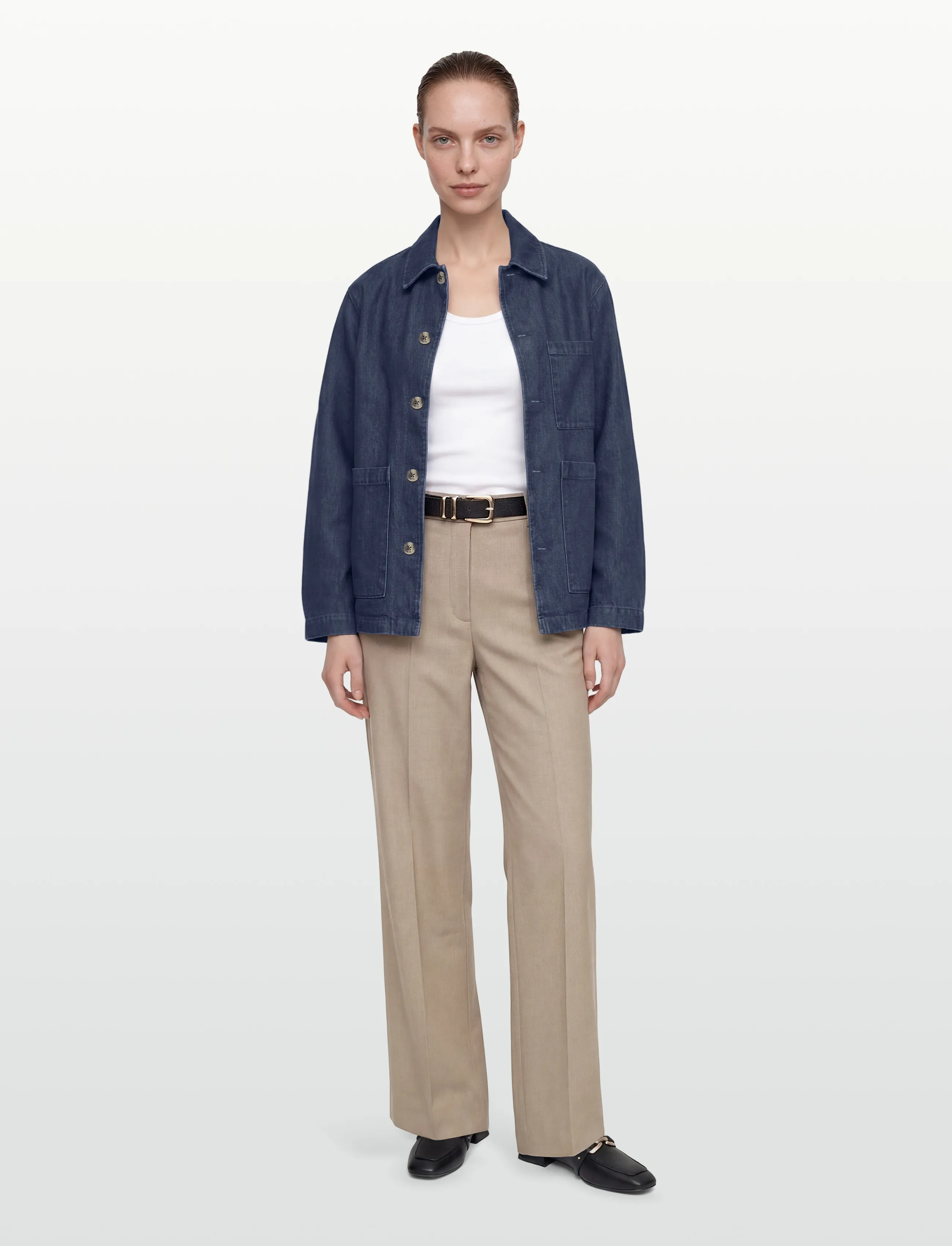 Rue de Tokyo - CAMERON HEAVY DENIM - dark indigo denim - 0