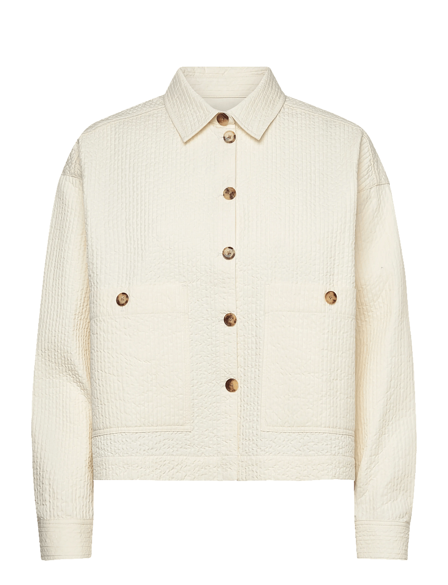 Rue de Tokyo - CELESTE BUBBLE STRIPE - frühlingsjacken - off white - 1