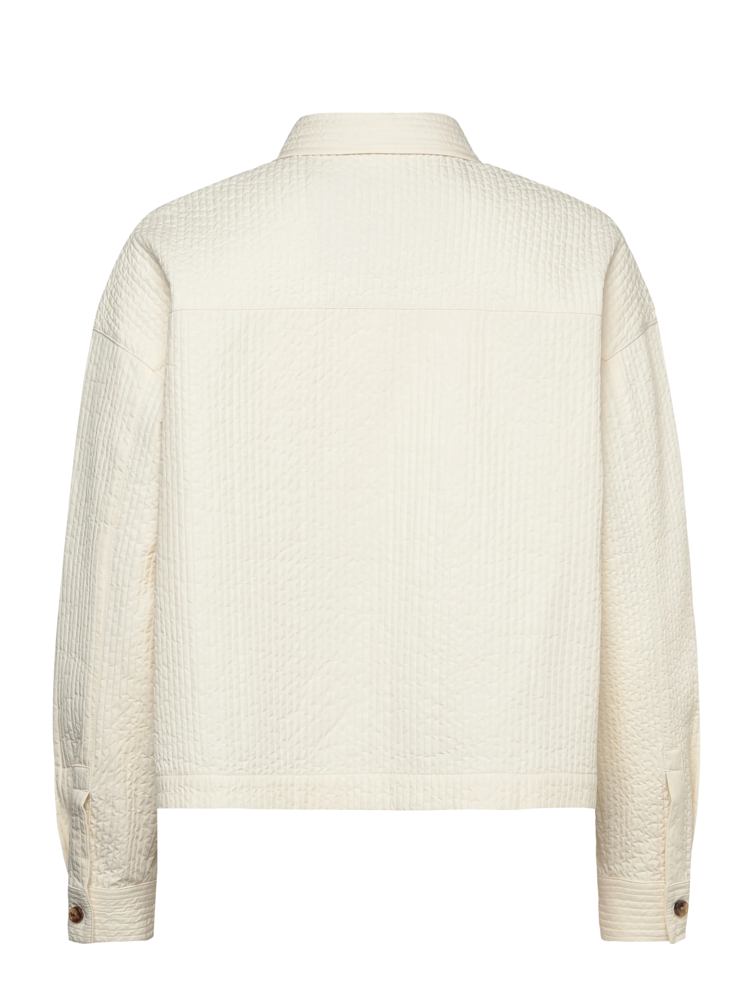 Rue de Tokyo - CELESTE BUBBLE STRIPE - tunna jackor - off white - 2