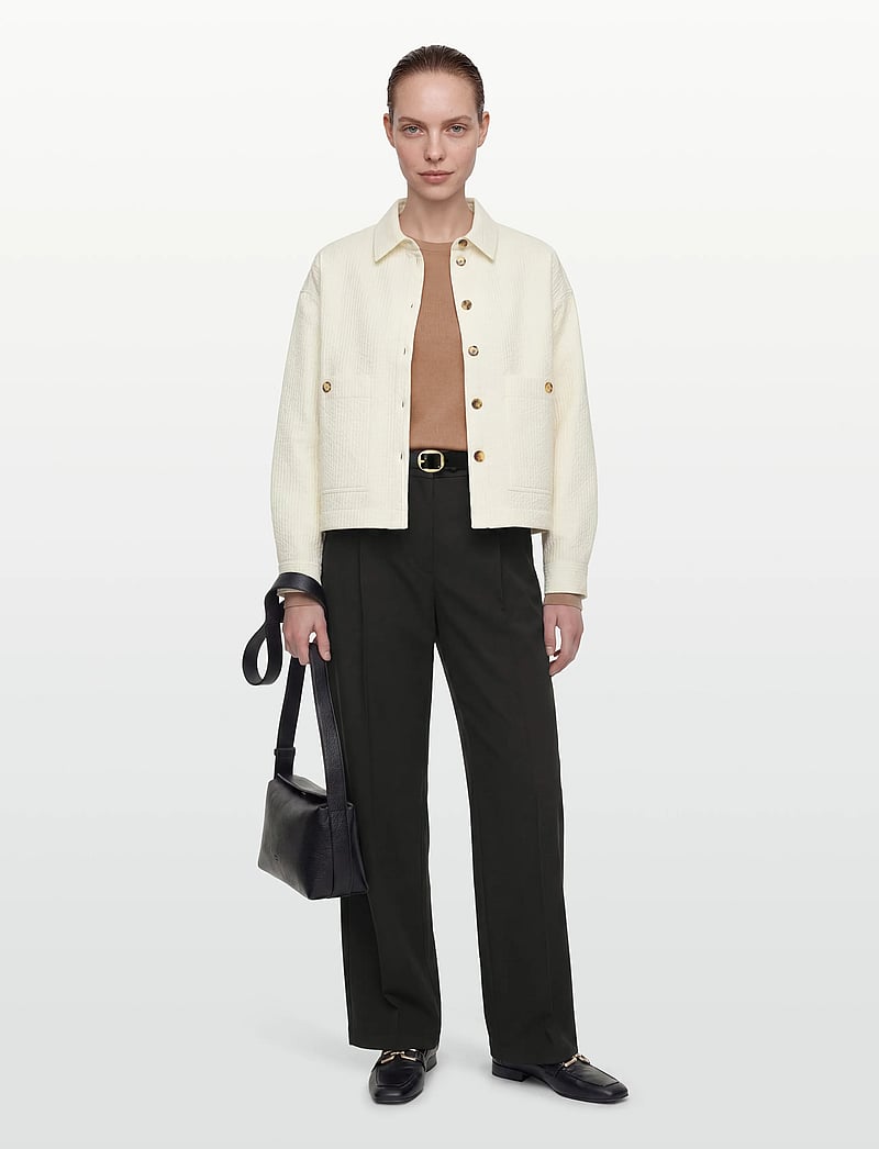 Rue de Tokyo - CELESTE BUBBLE STRIPE - frühlingsjacken - off white - 0