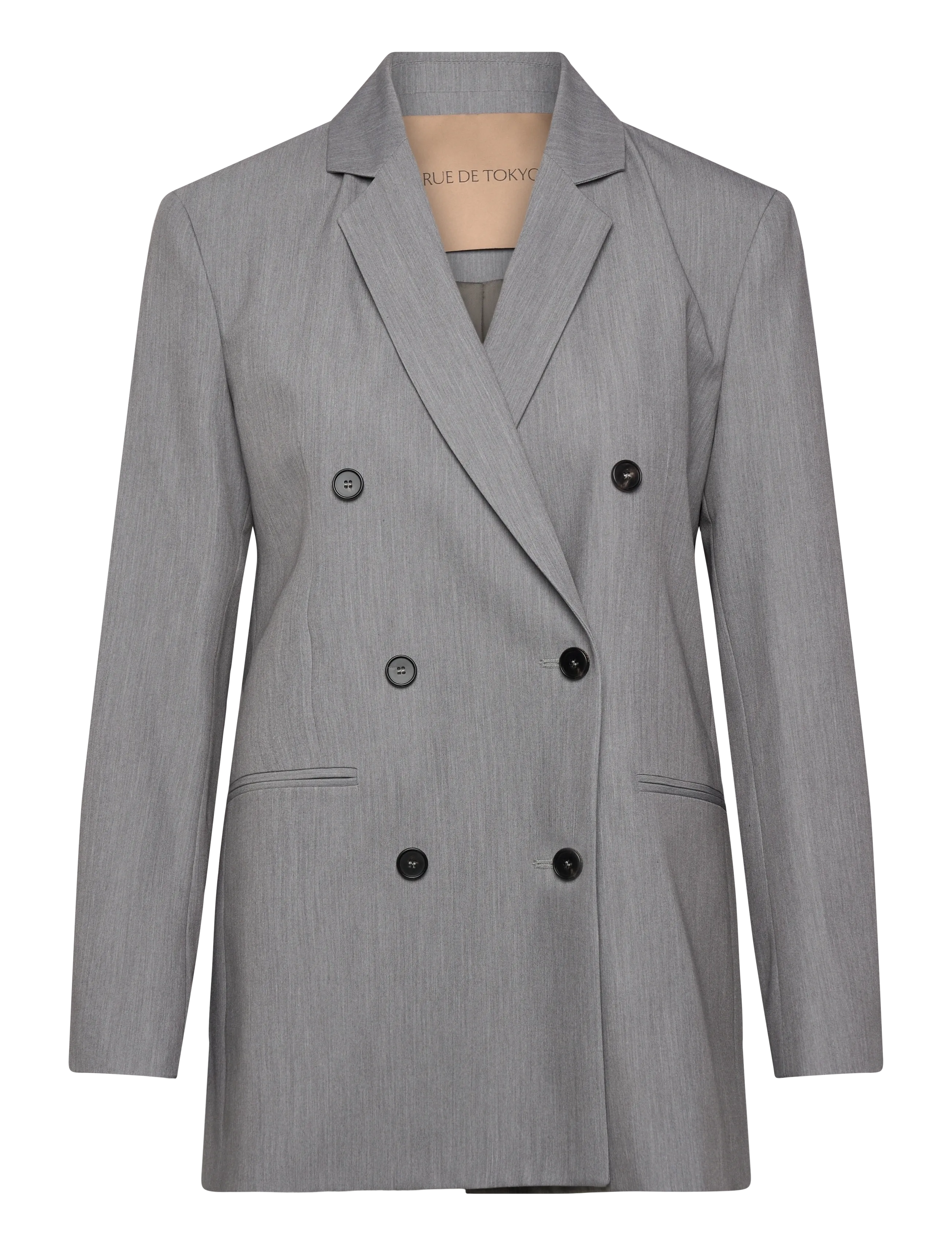 RUE DE TOKYO Cat Solid Tailoring Grau - L - Damen