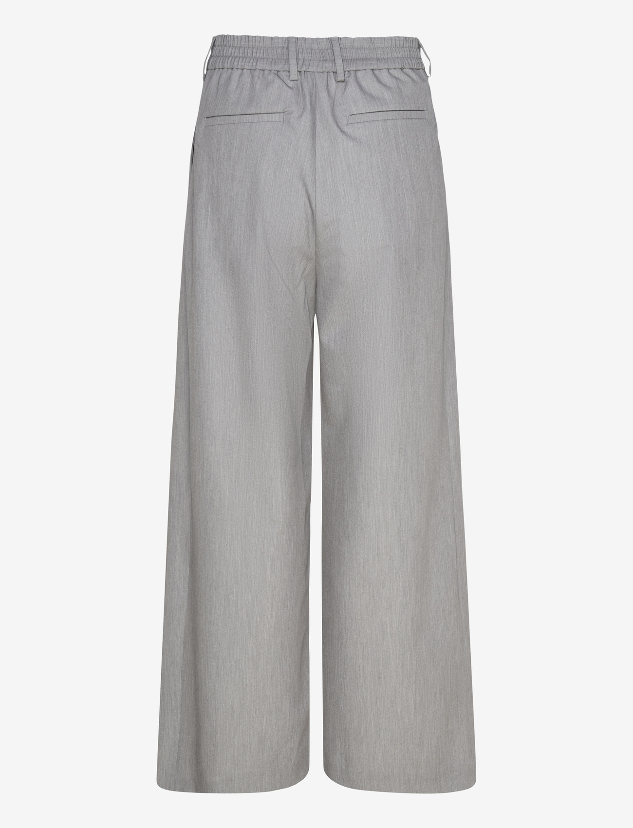Rue de Tokyo - PAULLETTA SOLID TAILORING - hosen mit weitem bein - light gray - 1