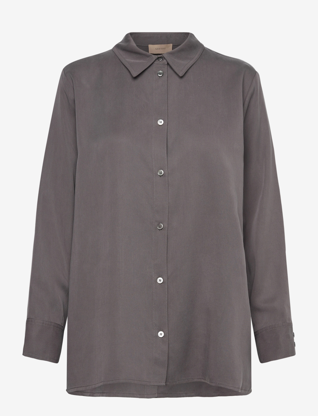 Rue de Tokyo - SEIRA TENCEL - langärmlige hemden - dark grey - 1