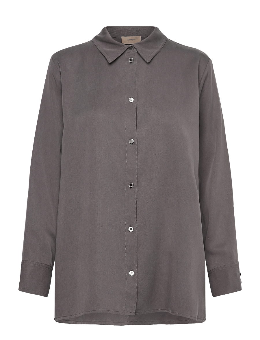Rue de Tokyo - SEIRA TENCEL - langärmlige hemden - dark grey - 1