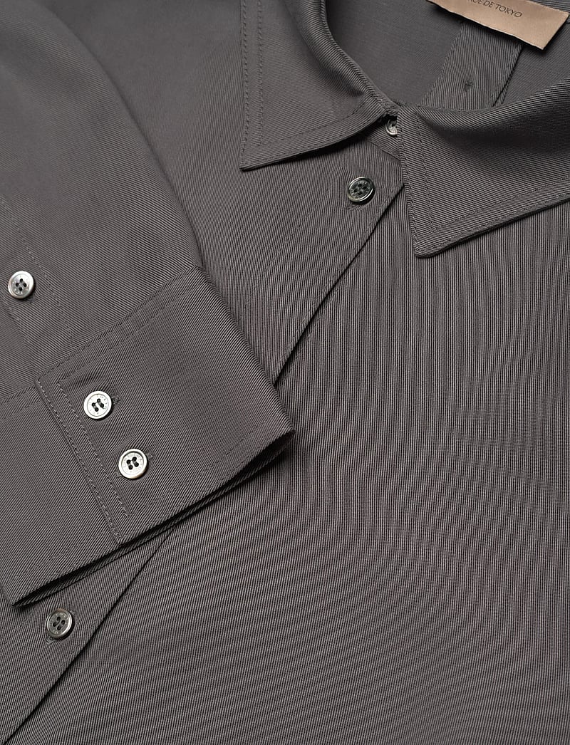 Rue de Tokyo - SEIRA TENCEL - langärmlige hemden - dark grey - 5