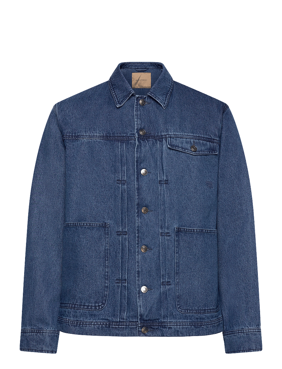 Rue de Tokyo - CADE WASHED INDIGO DENIM - washed indigo - 0
