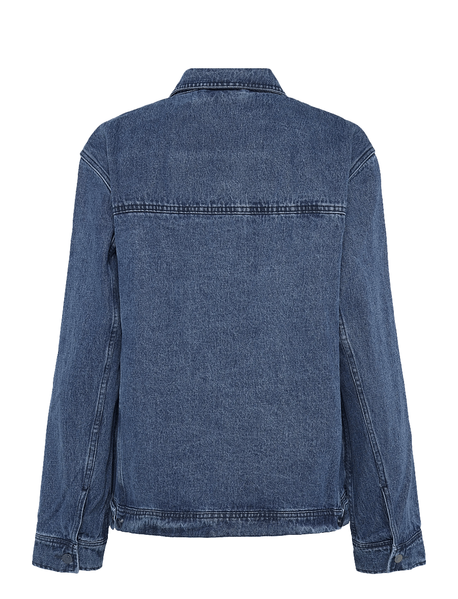 Rue de Tokyo - CADE WASHED INDIGO DENIM - ofodrade jeansjackor - washed indigo - 2