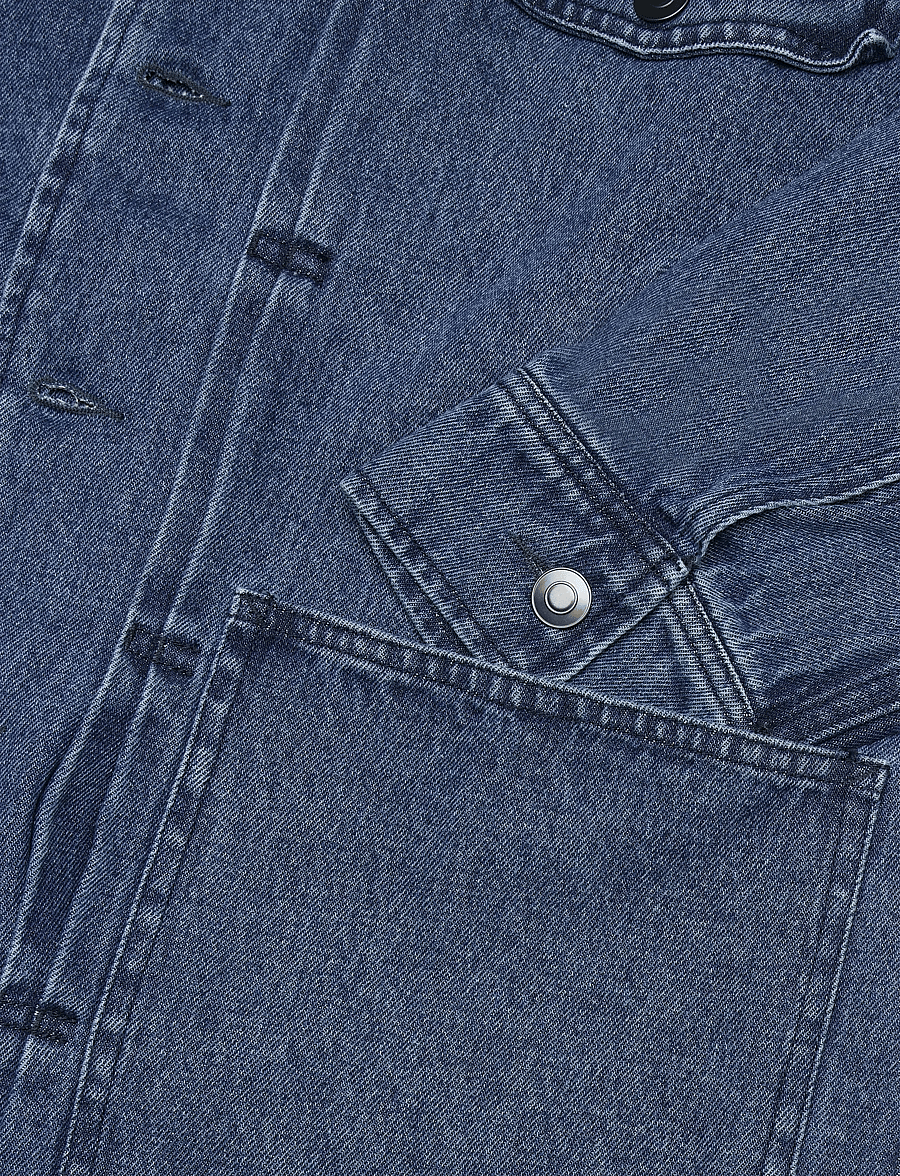 Rue de Tokyo - CADE WASHED INDIGO DENIM - ofodrade jeansjackor - washed indigo - 4
