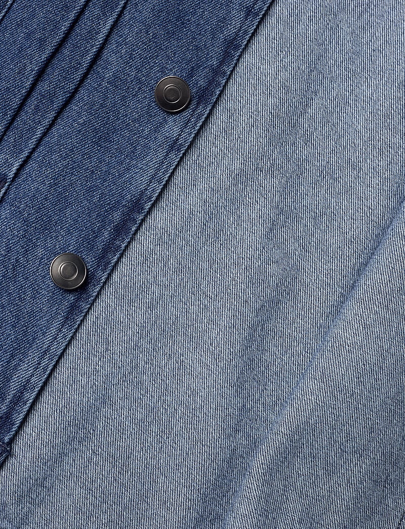 Rue de Tokyo - CADE WASHED INDIGO DENIM - jeansjacken - washed indigo - 4