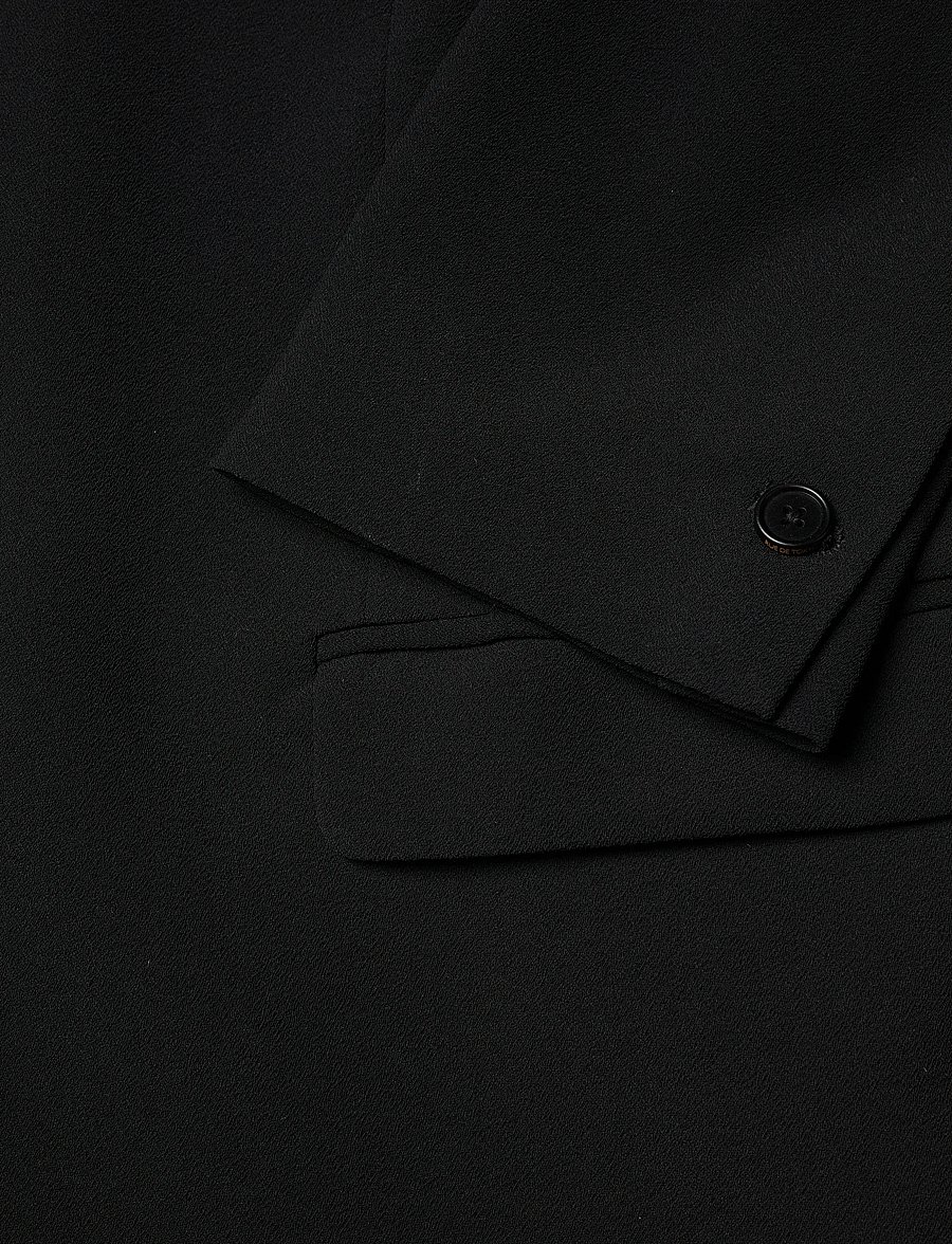 Rue de Tokyo - CICA RECYCLED HEAVY CREPE - einreihige blazer - black - 3