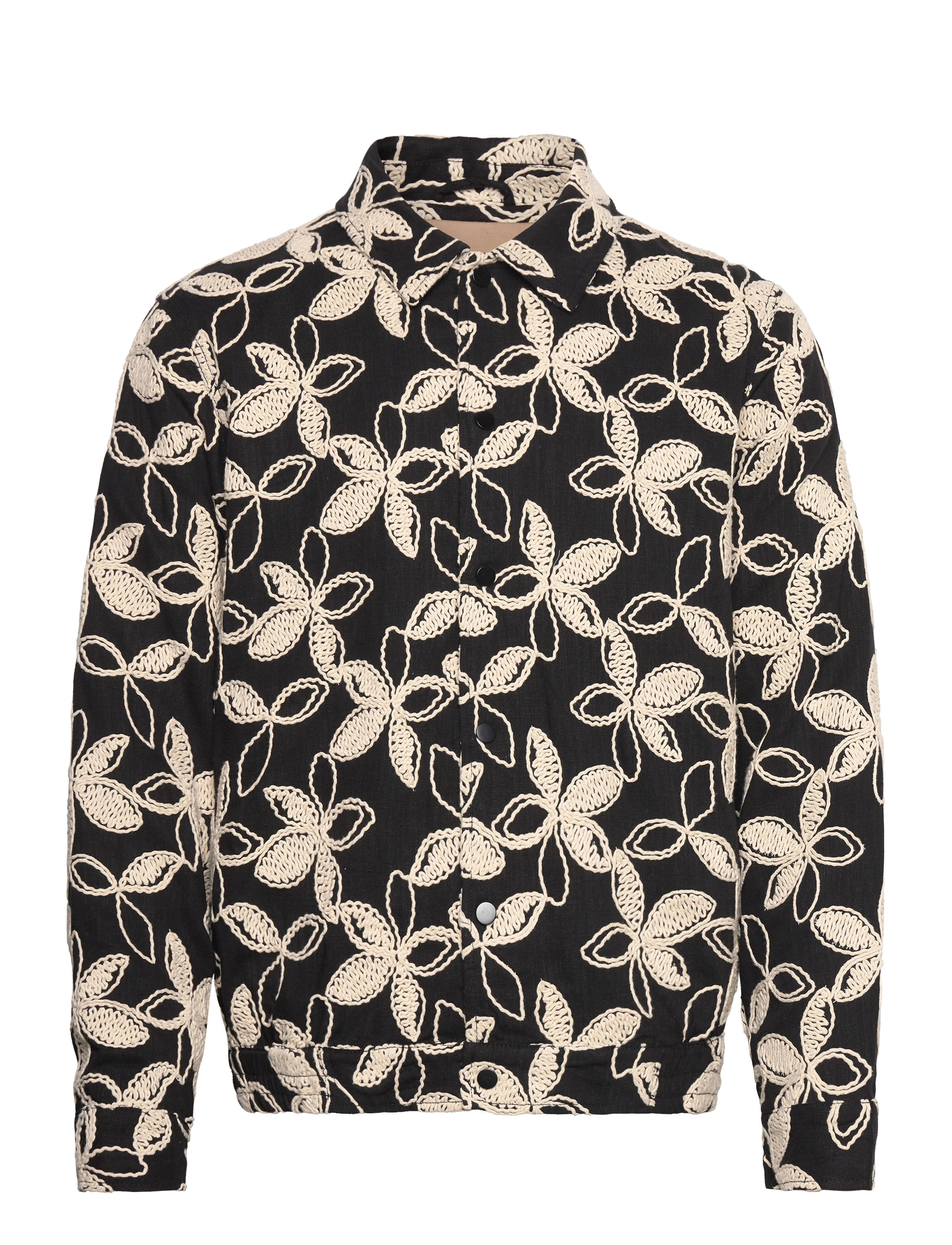 Rue de Tokyo Clancy Flower Tech, L, Jackets, Schwarz - Light Männerswear