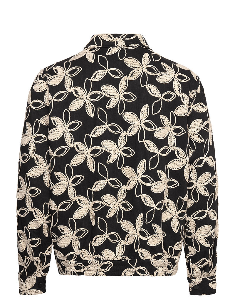 Rue de Tokyo - CLANCY FLOWER TECH - vårjackor - black white flower - 1