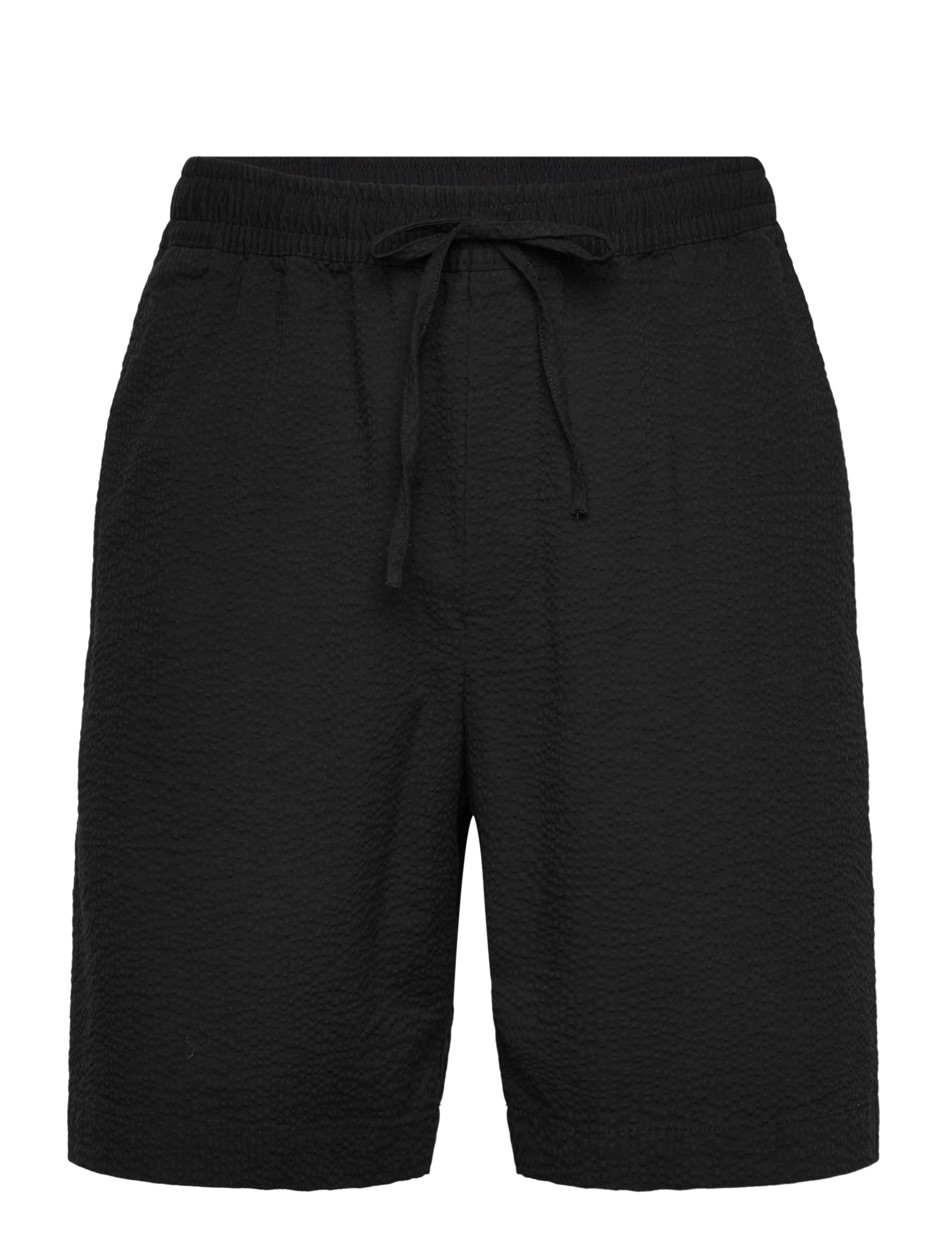RUE DE TOKYO Pavel Heavy Seersucker Schwarz - S - Herren