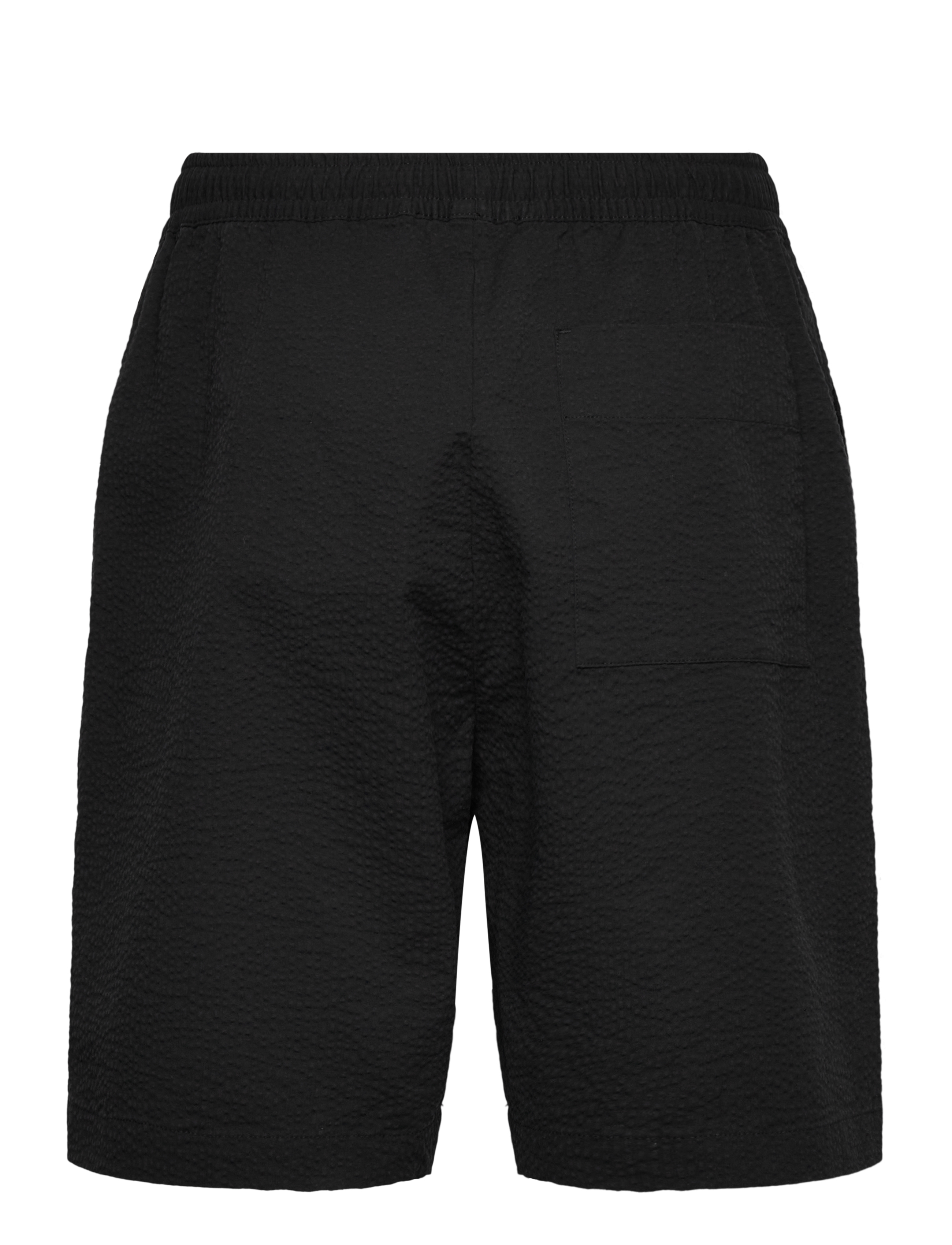 Rue de Tokyo - PAVEL HEAVY SEERSUCKER - black - 1