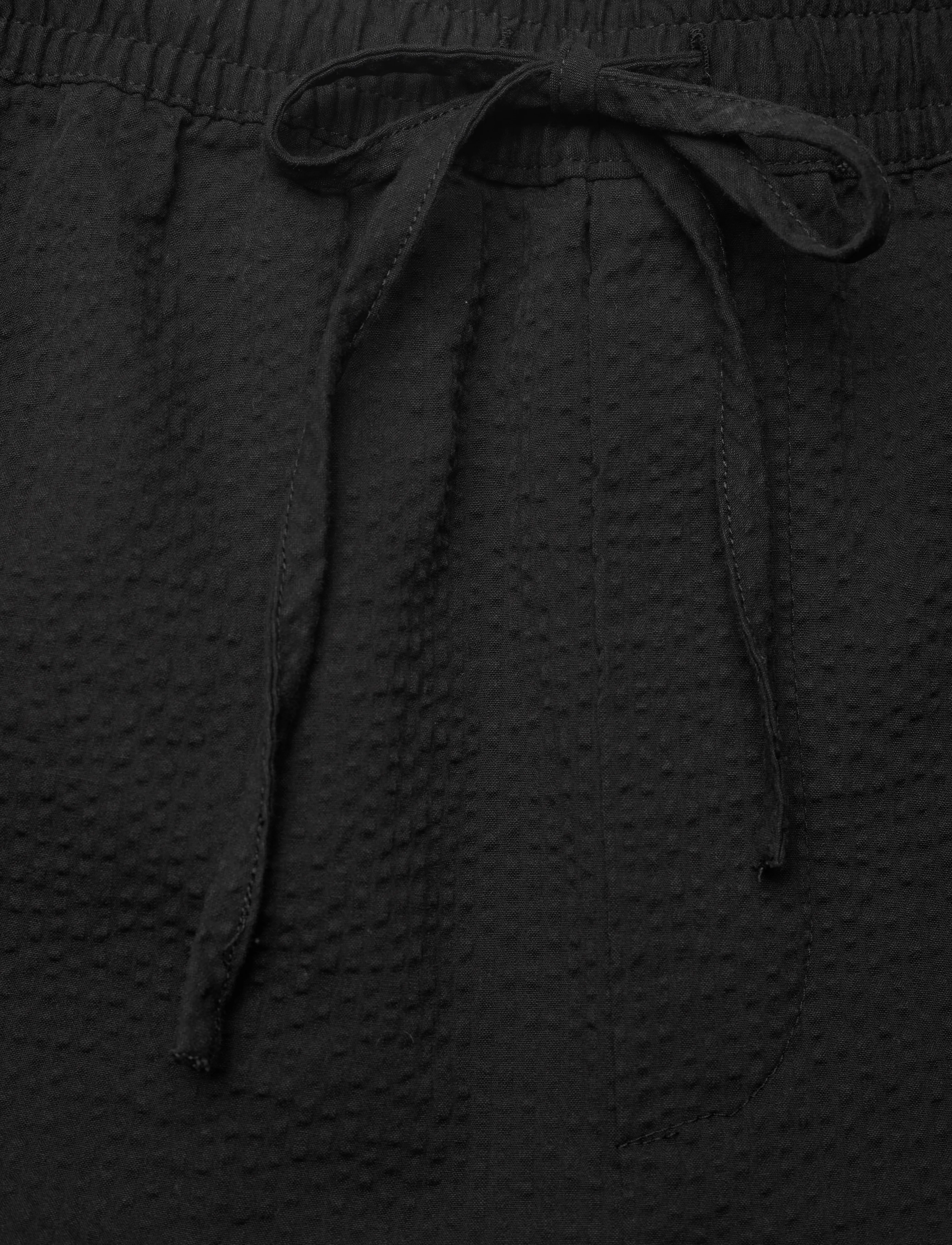 Rue de Tokyo - PAVEL HEAVY SEERSUCKER - black - 3
