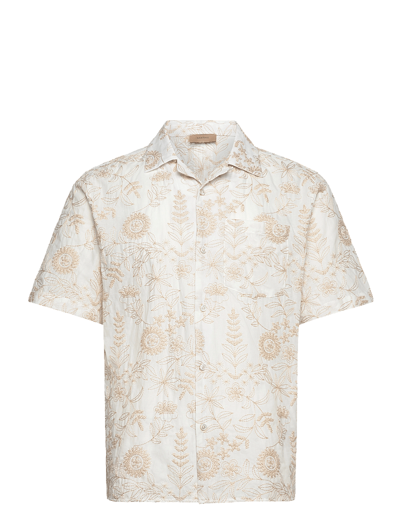 Rue de Tokyo - SETH EMBROIDERED FLOWER - krótki rękaw - sand embroidery - 0