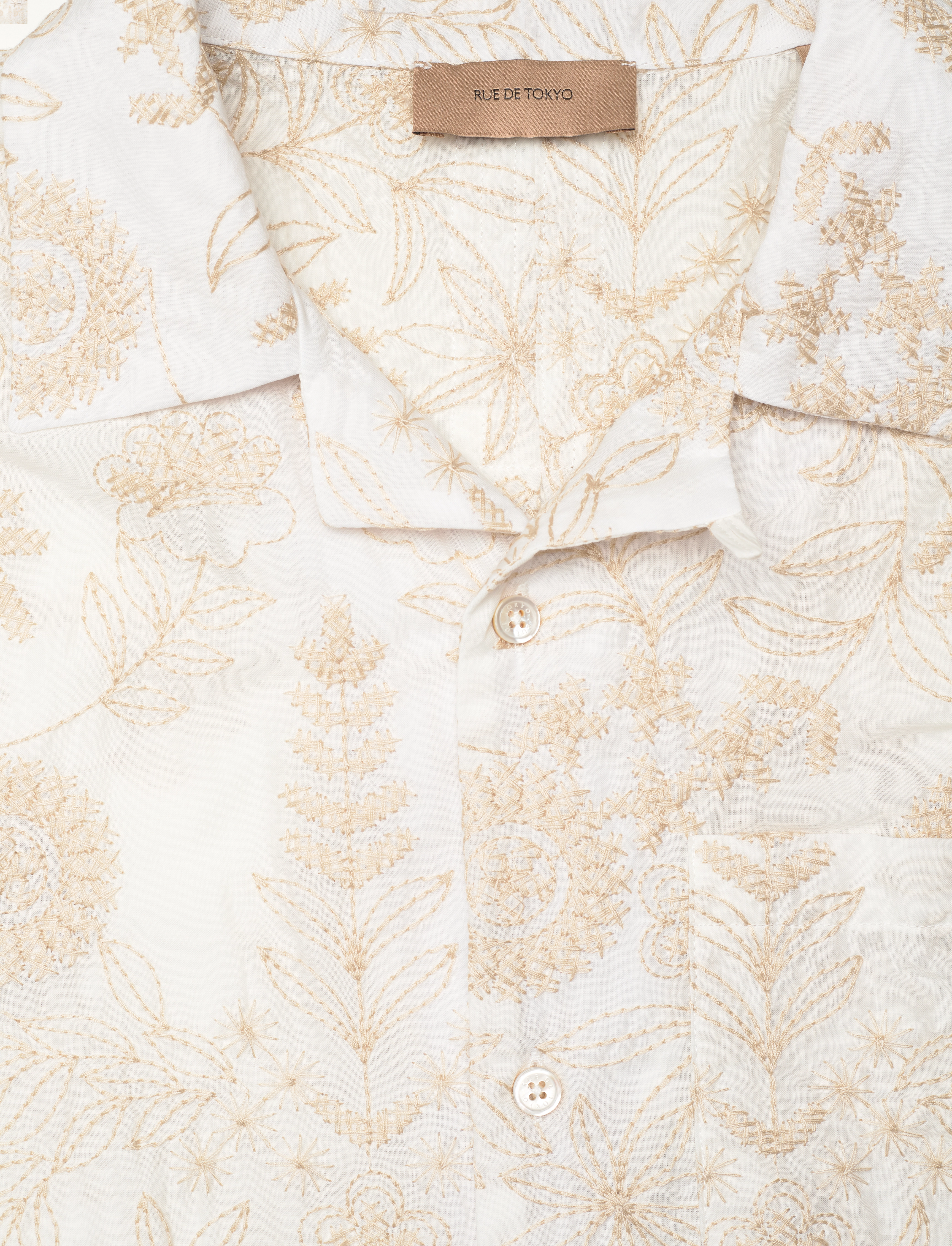 Rue de Tokyo - SETH EMBROIDERED FLOWER - sand embroidery - 2