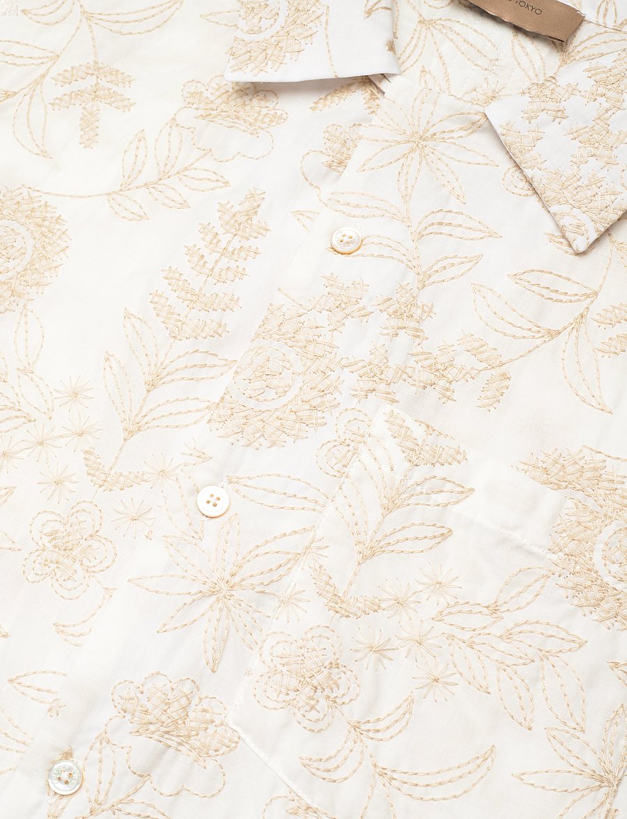 Rue de Tokyo - SETH EMBROIDERED FLOWER - sand embroidery - 3