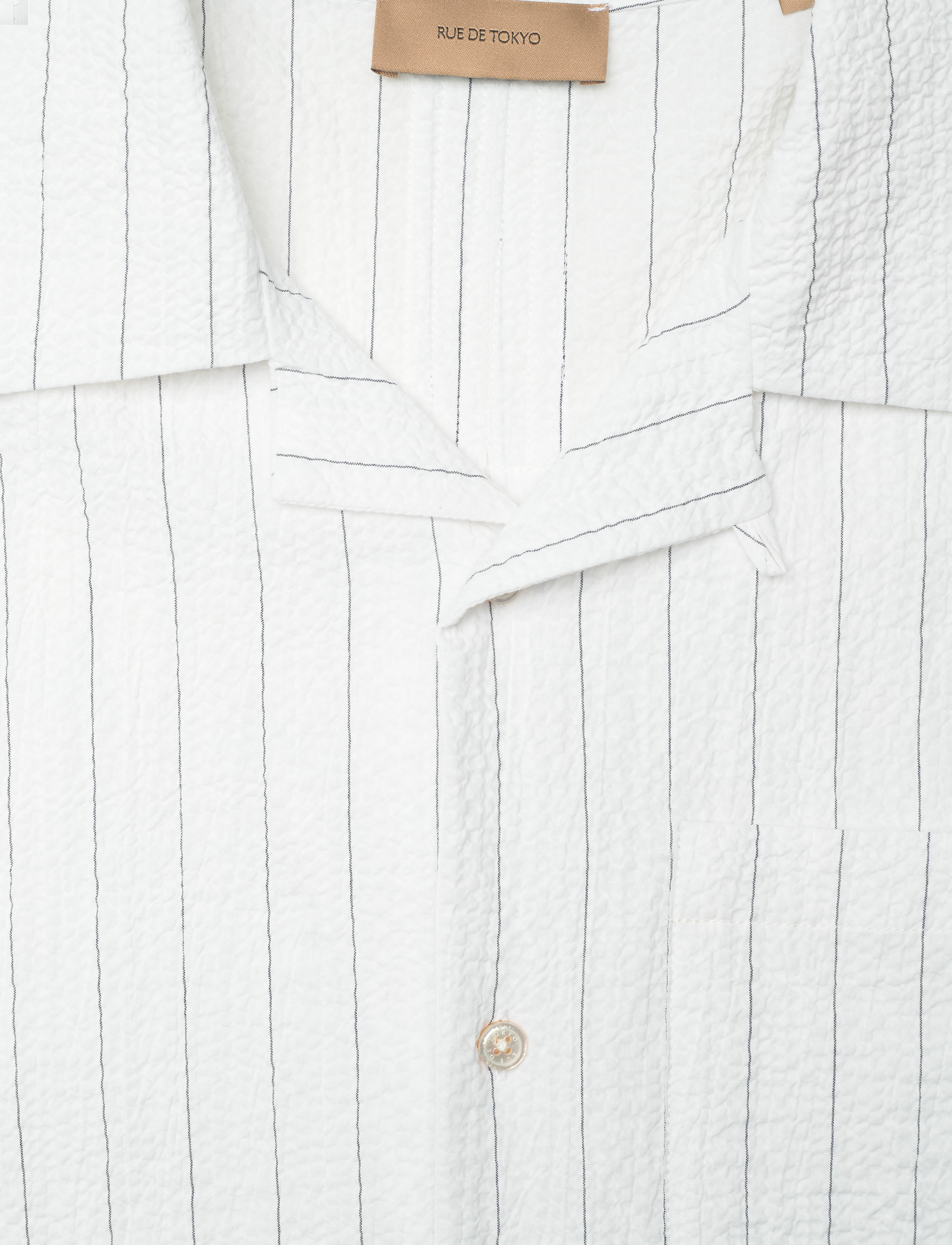 Rue de Tokyo - SETH SAILOR STRIPE - white blue thin stripe - 2