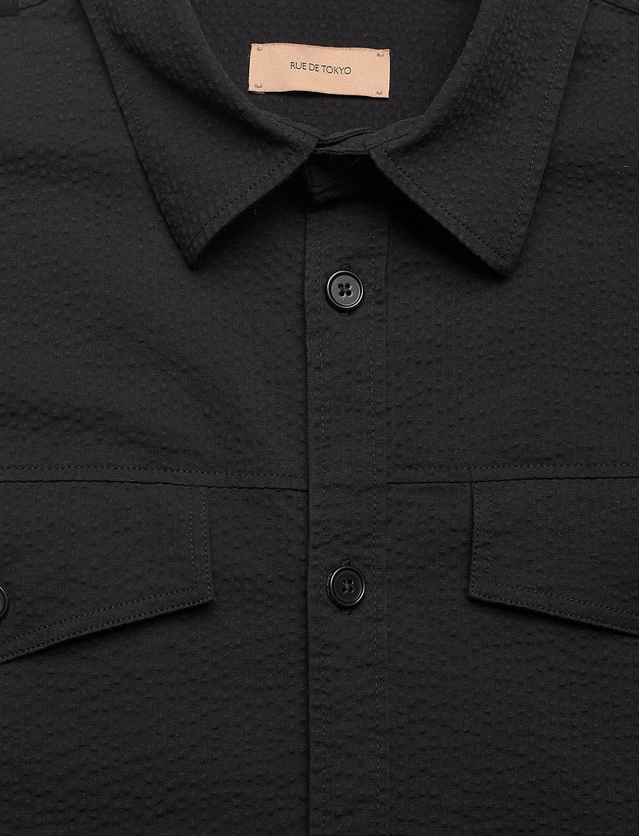 Rue de Tokyo - SEVERAS HEAVY SEERSUCKER - black - 2