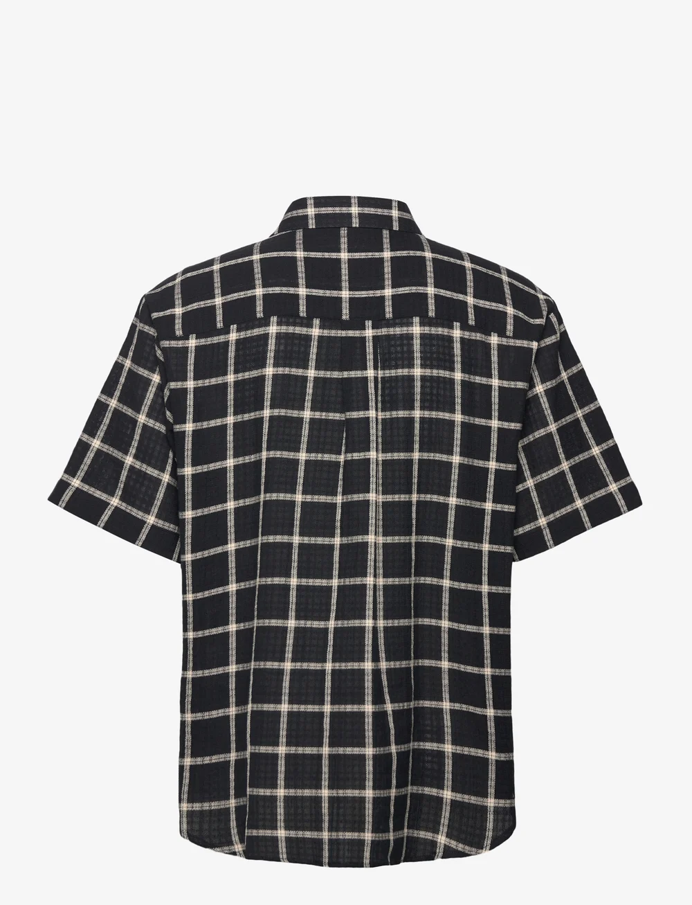 Rue de Tokyo - SILVIO COTTON CHECK - kurzarmhemden - black white check - 1