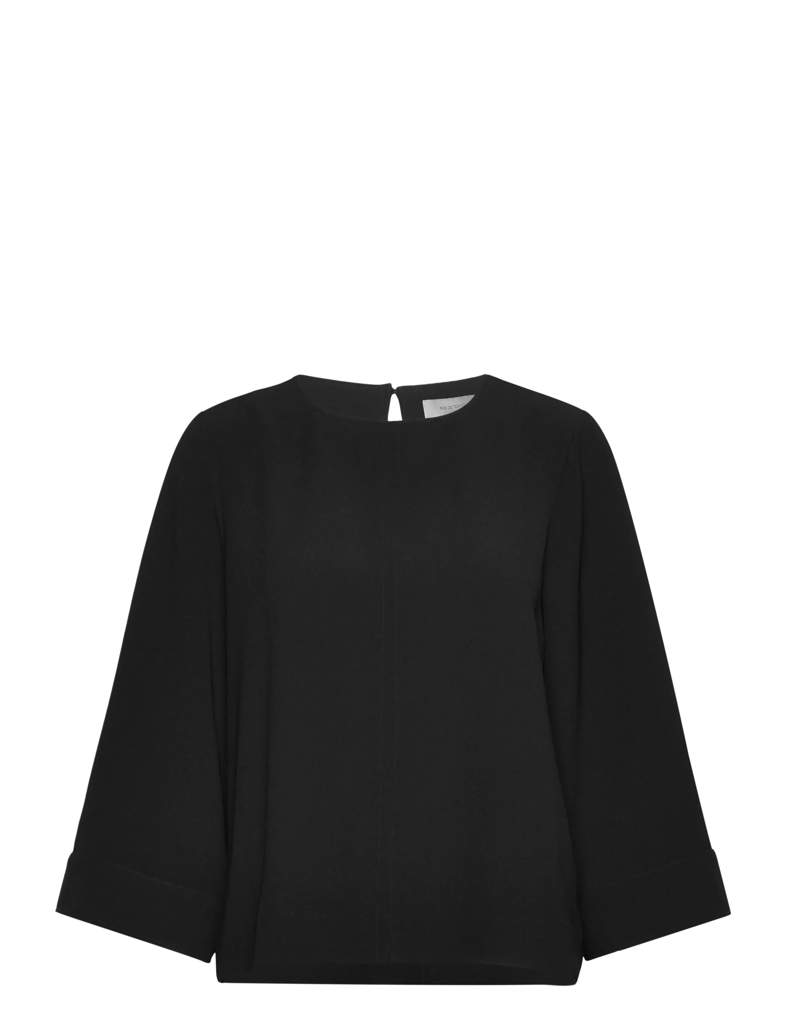 Rue de Tokyo SIMAKO RECYCLED HEAVY CREPE - Rue de Tokyo - BLACK / black