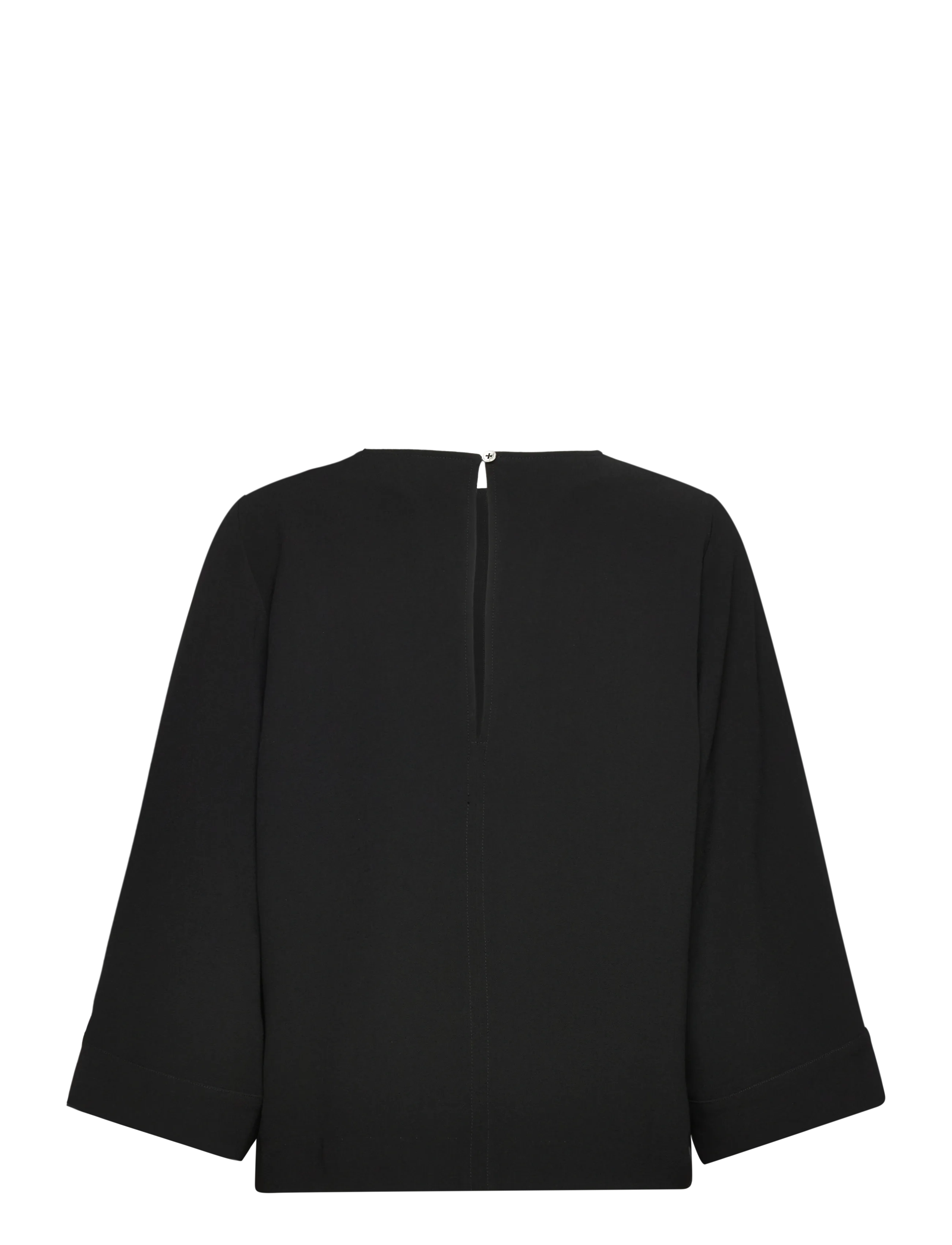 Rue de Tokyo - SIMAKO RECYCLED HEAVY CREPE - langærmede bluser - black - 2