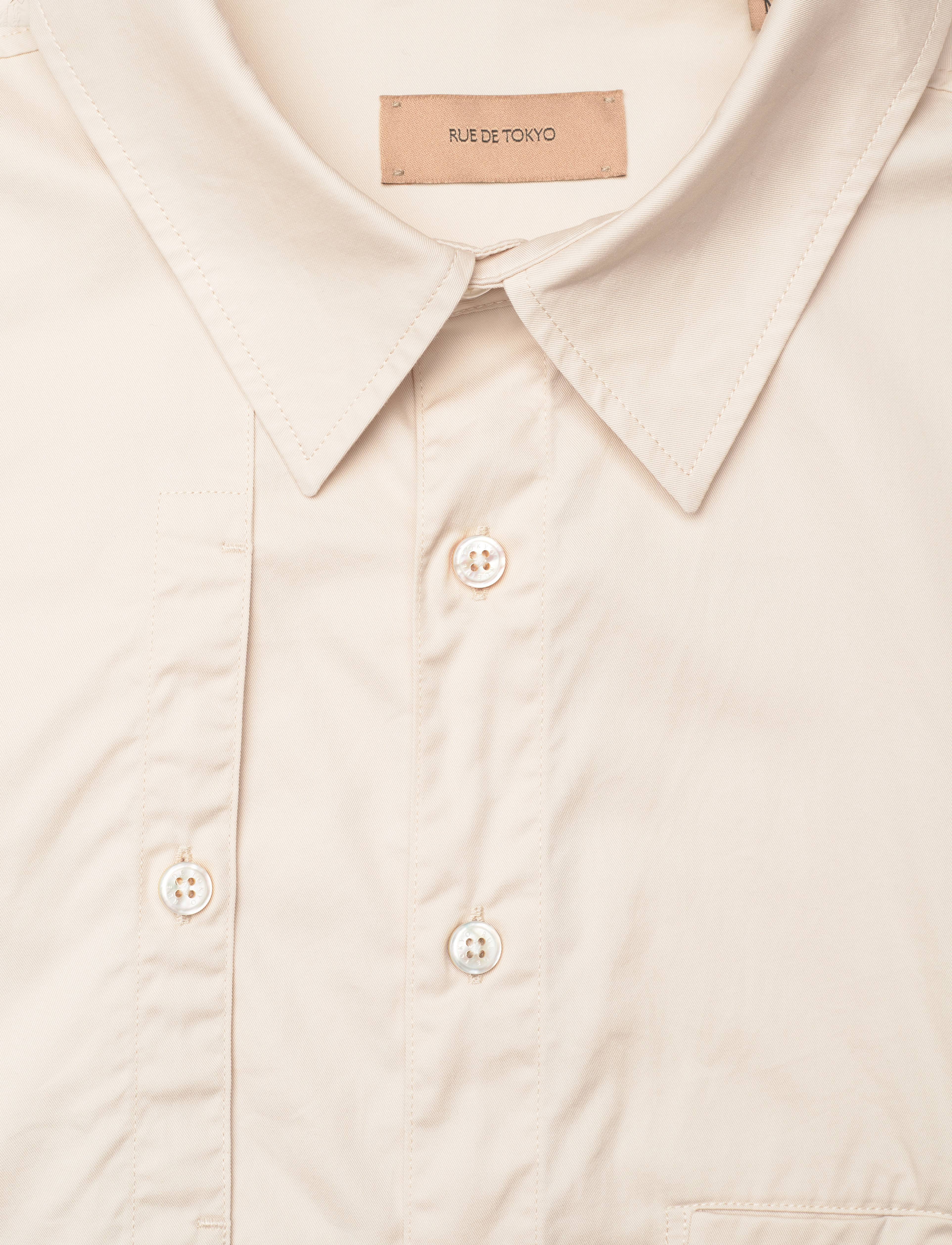 Rue de Tokyo - SYL SOLID LIGHT COTTON - sand - 2