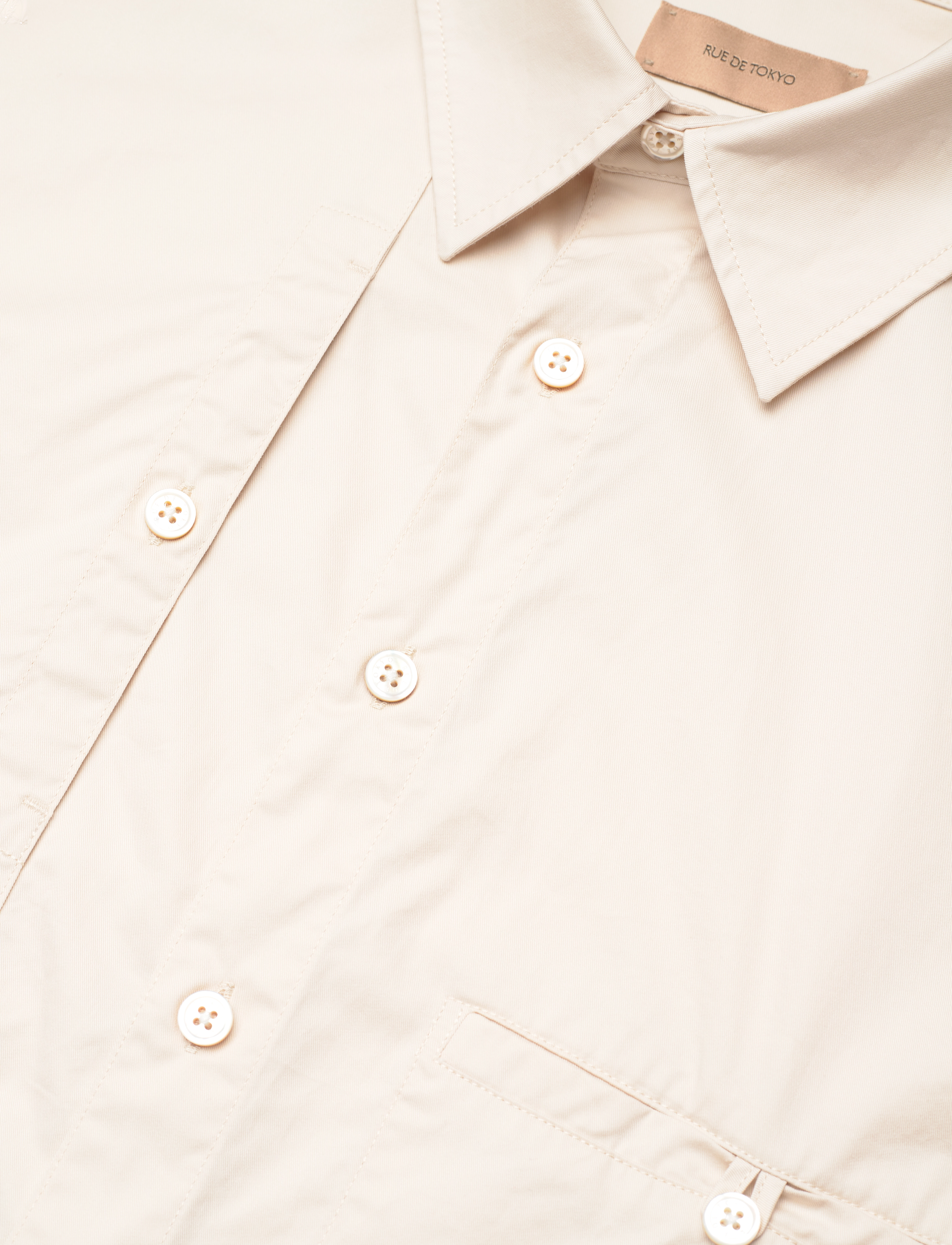 Rue de Tokyo - SYL SOLID LIGHT COTTON - sand - 3