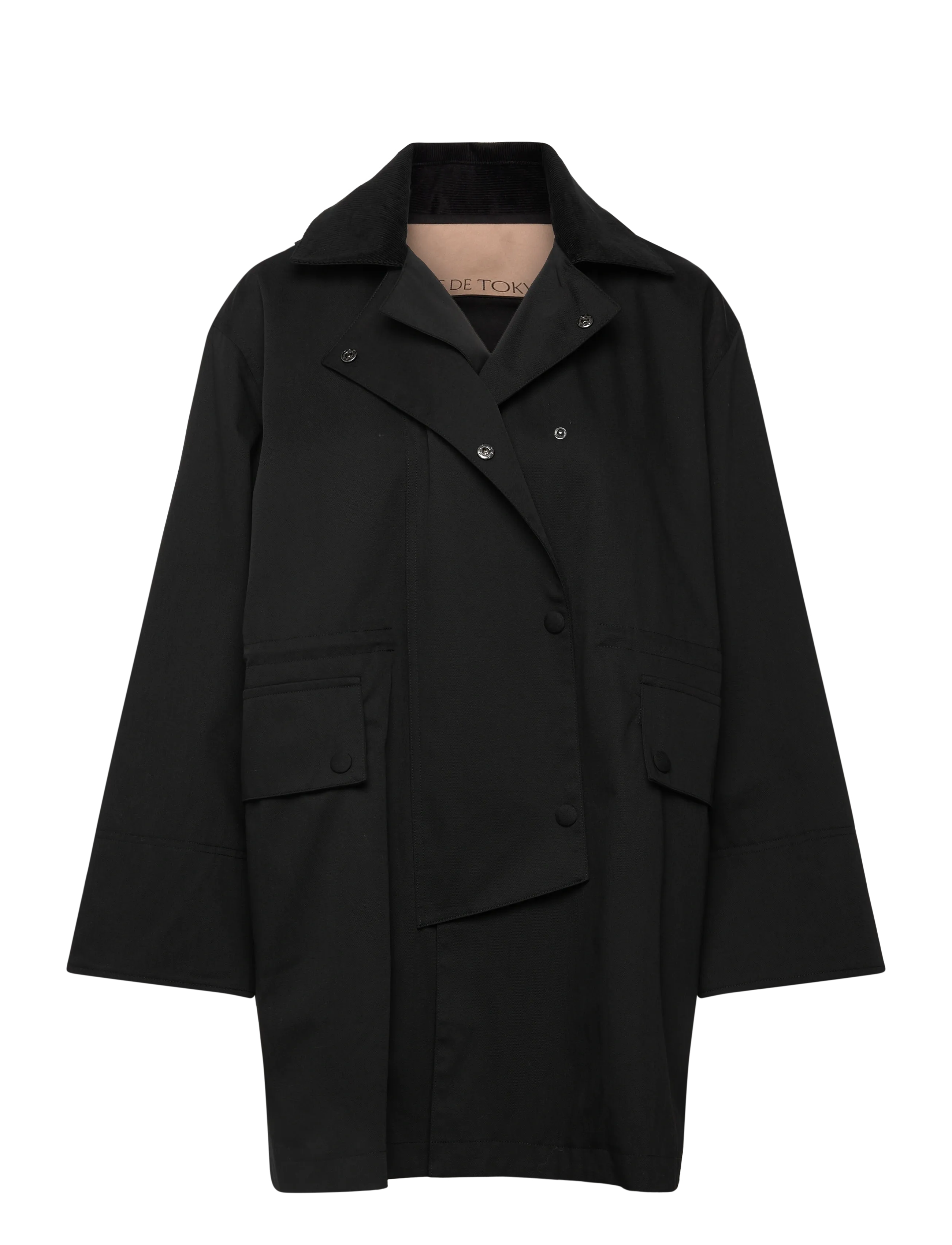 Rue de Tokyo - CIMANA RECYCLED HEAVY TRENCH - black - 2