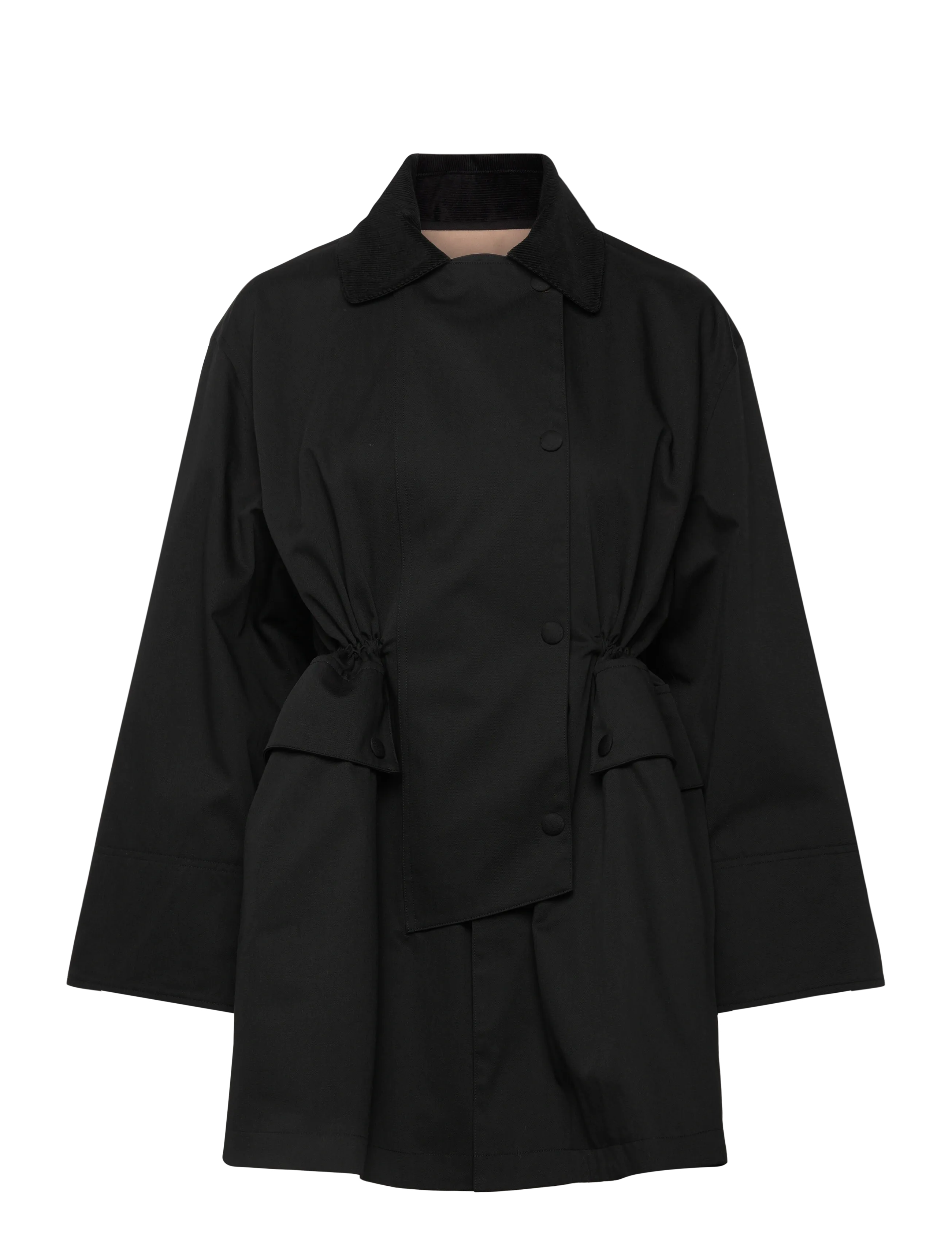 Rue de Tokyo - CIMANA RECYCLED HEAVY TRENCH - black - 3