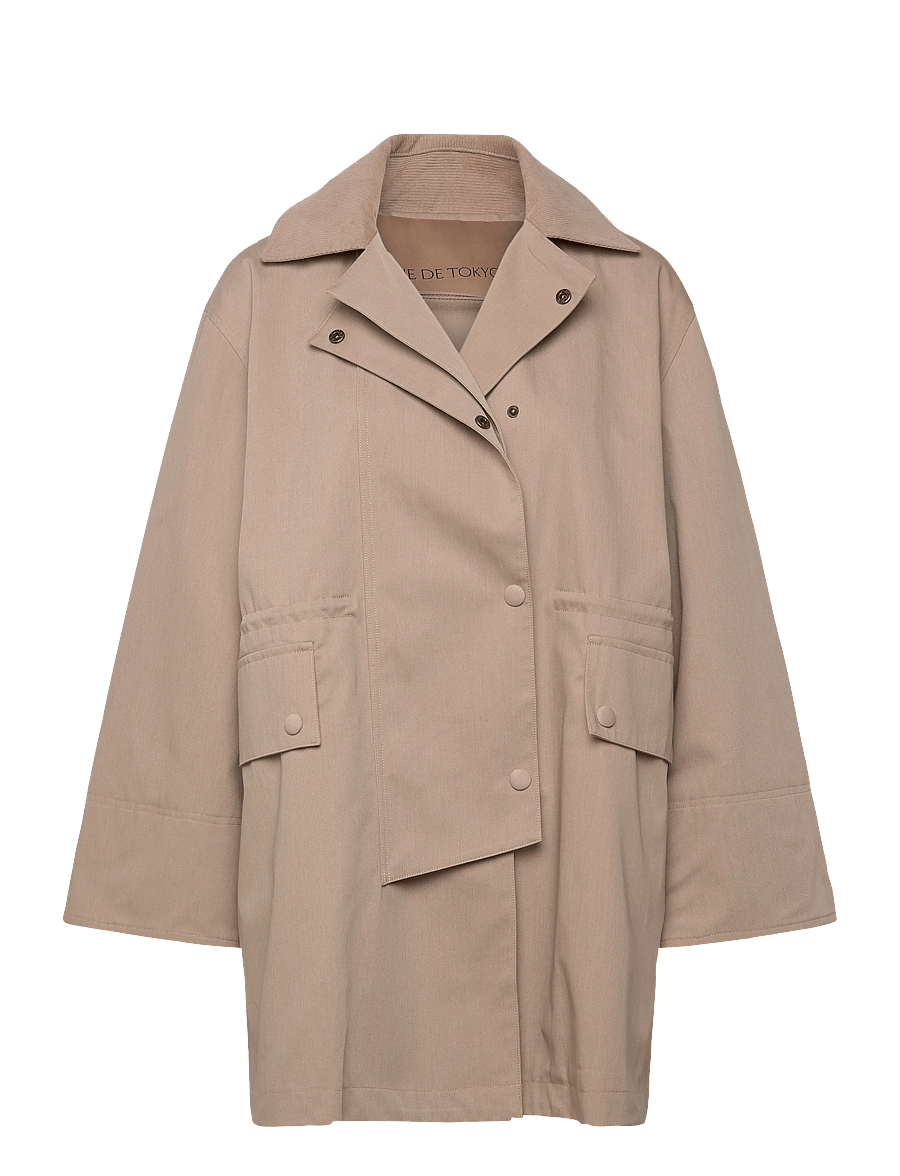 Rue de Tokyo - CIMANA RECYCLED HEAVY TRENCH - sand - 2